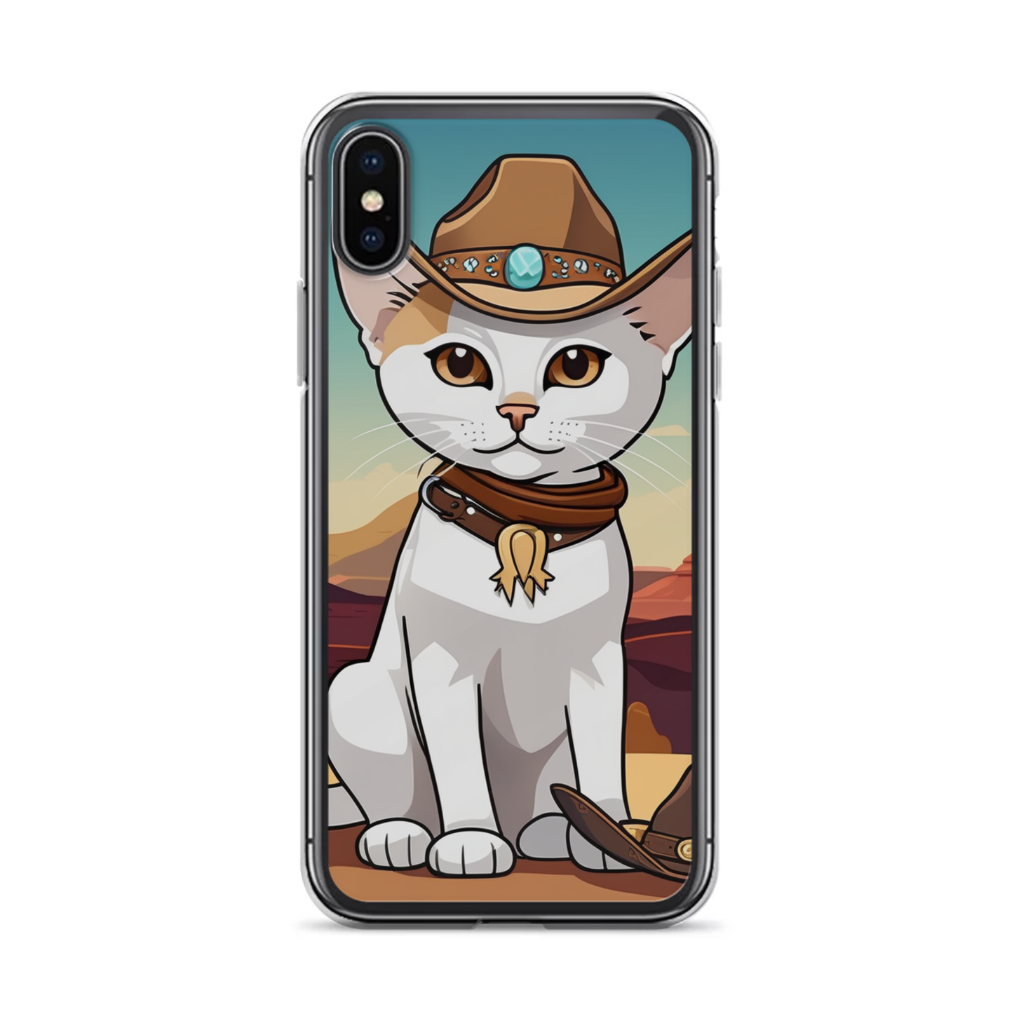 PugMug Custom White Abyssinian Cat iPhone Case