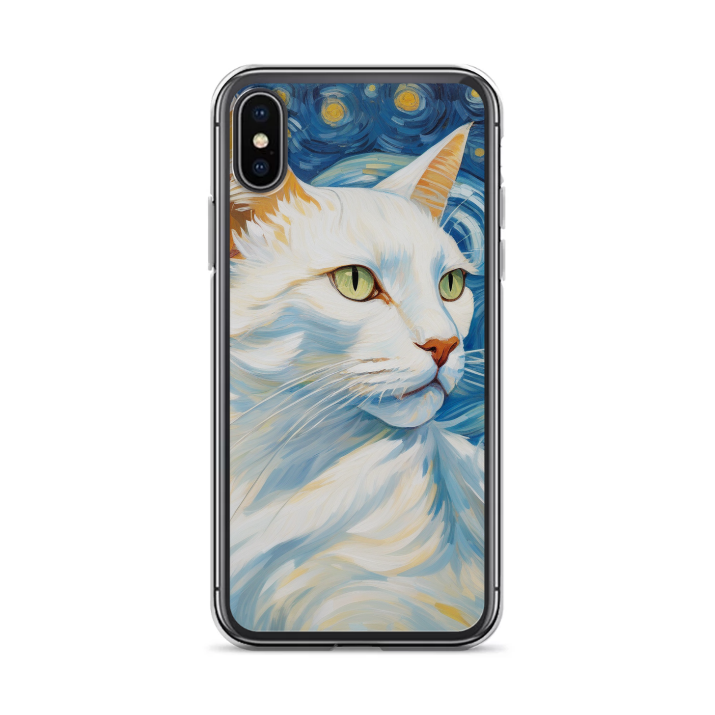 PugMug Custom White Companion Cat iPhone Case