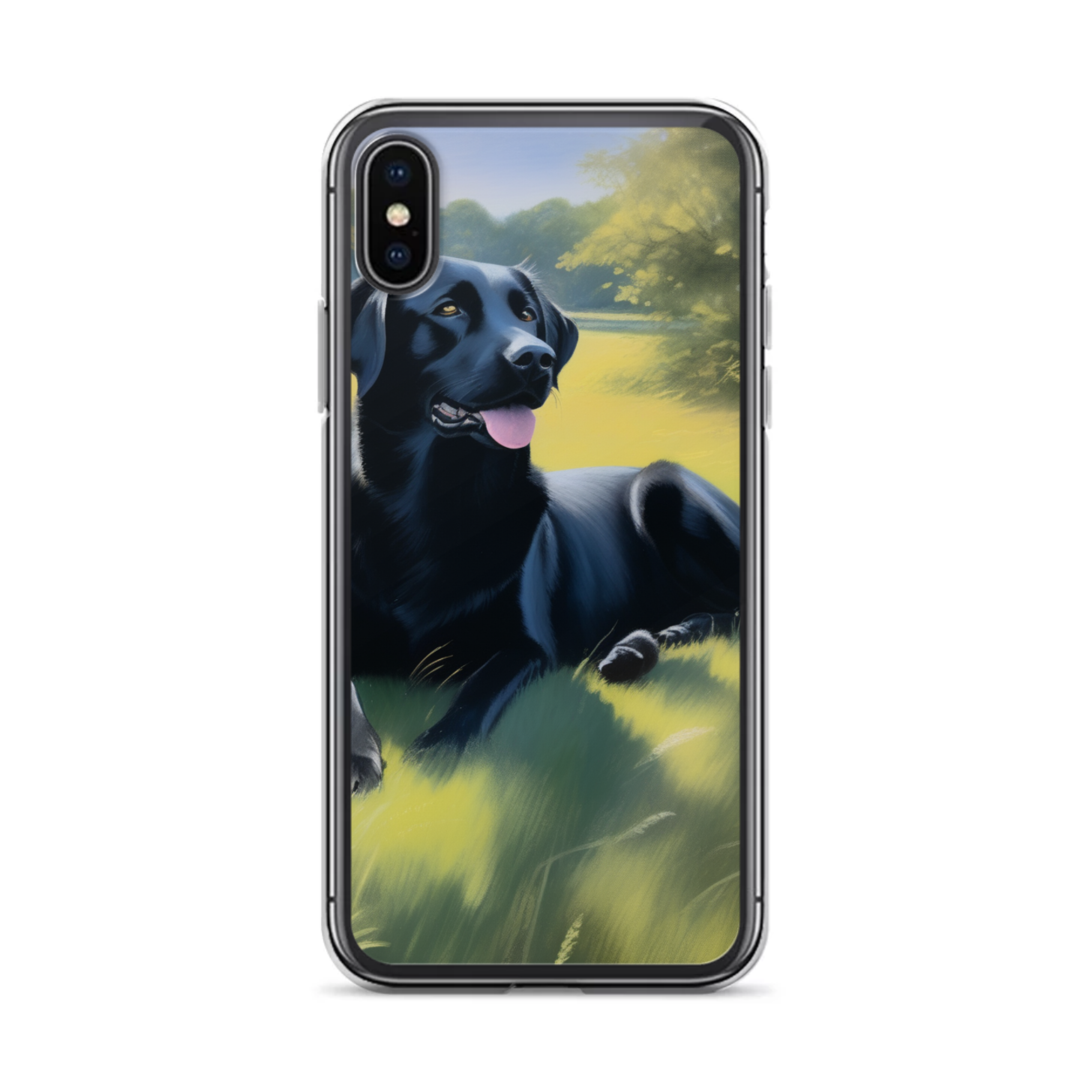 PugMug Custom Black Labrador Retriever iPhone Case