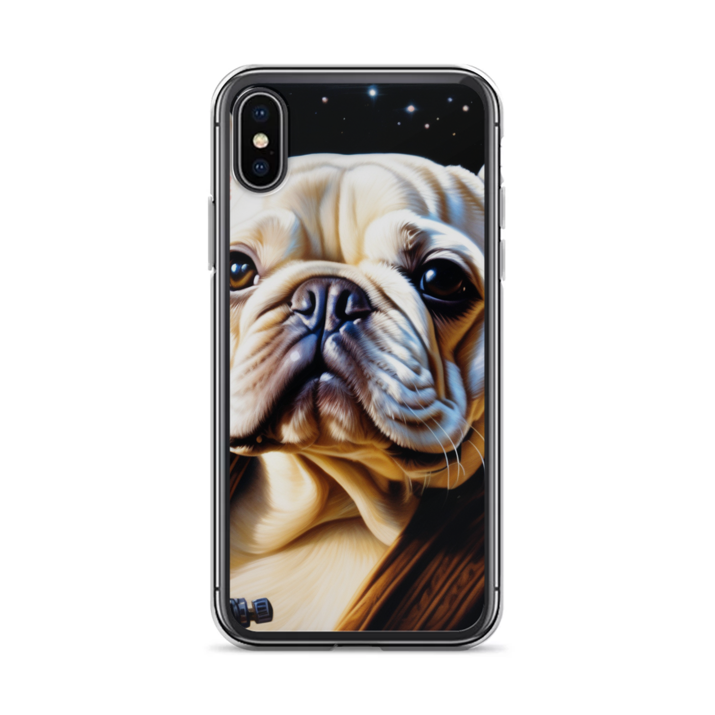PugMug Custom White French Bulldog iPhone Case