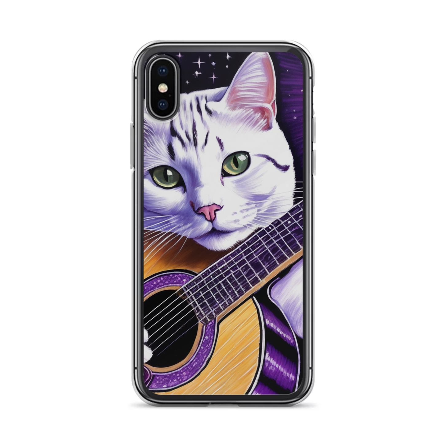 PugMug Custom White American Shorthair Cat iPhone Case
