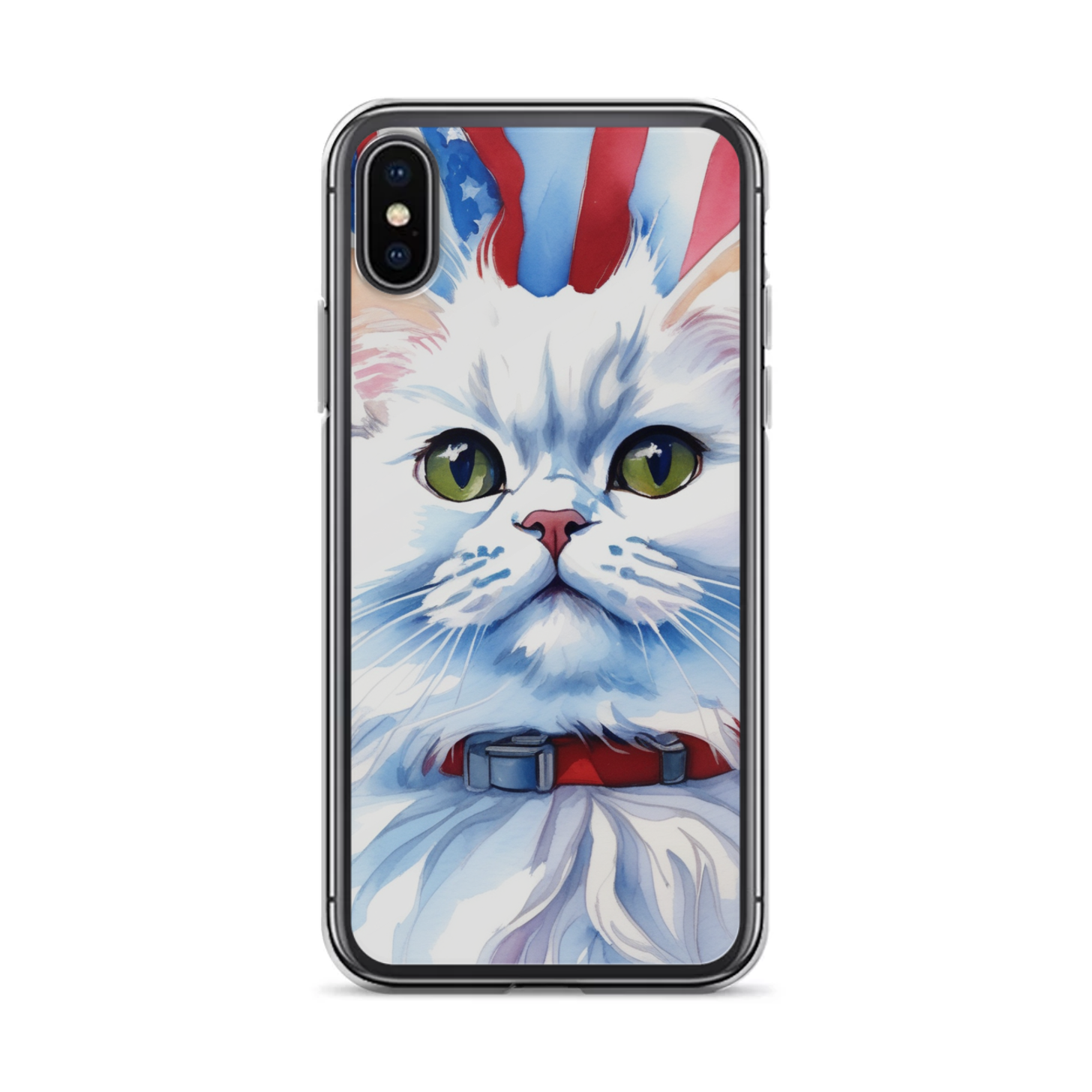 PugMug Custom White Persian Cat iPhone Case