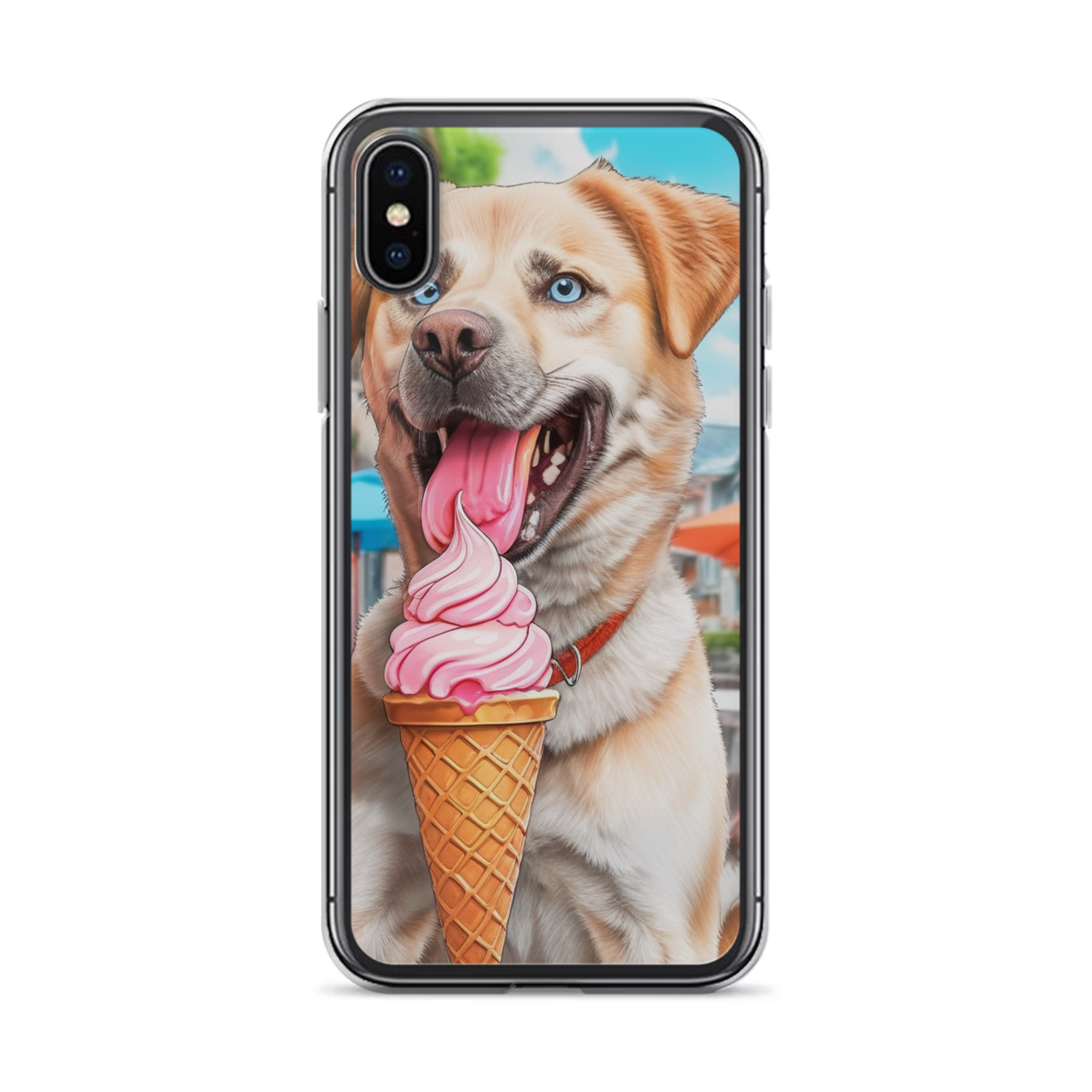 PugMug Custom Blue iPhone Case