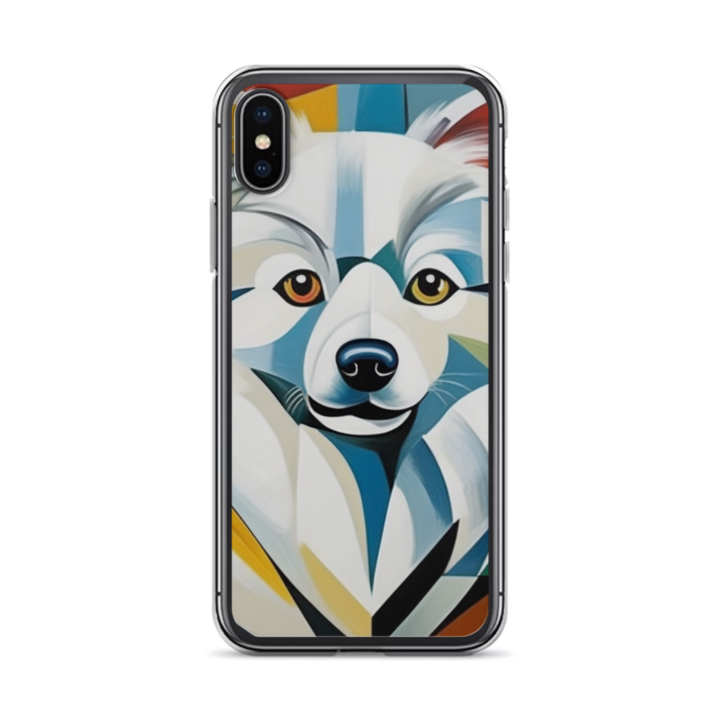 PugMug Custom White Pomeranian iPhone Case