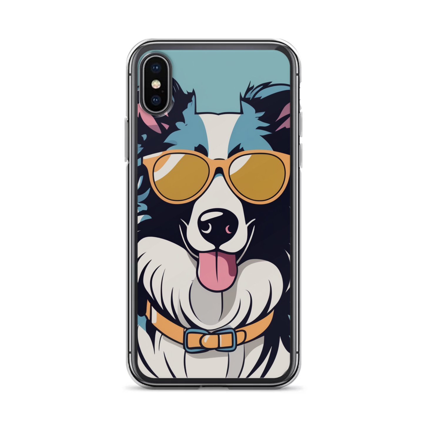 PugMug Custom Blue Merle Border Collie iPhone Case