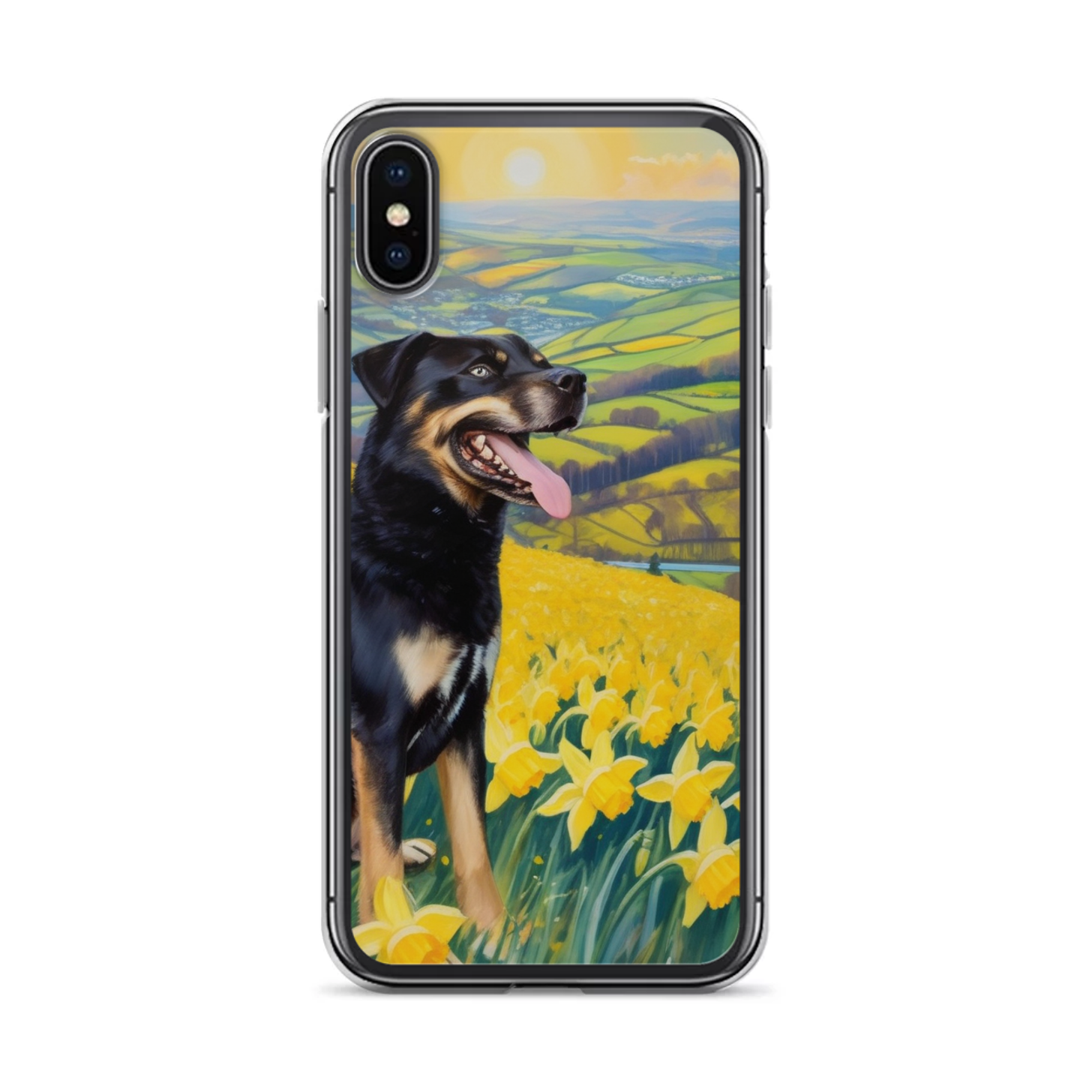 PugMug Custom Blue iPhone Case