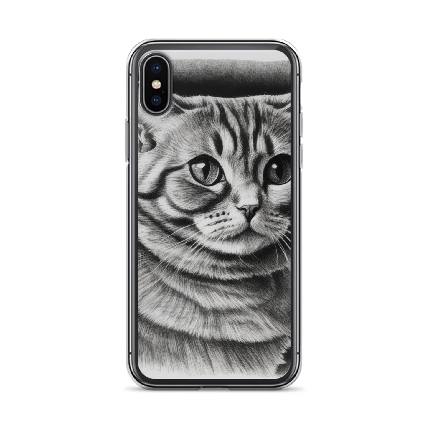 PugMug Custom Tabby Scottish Fold Cat iPhone Case