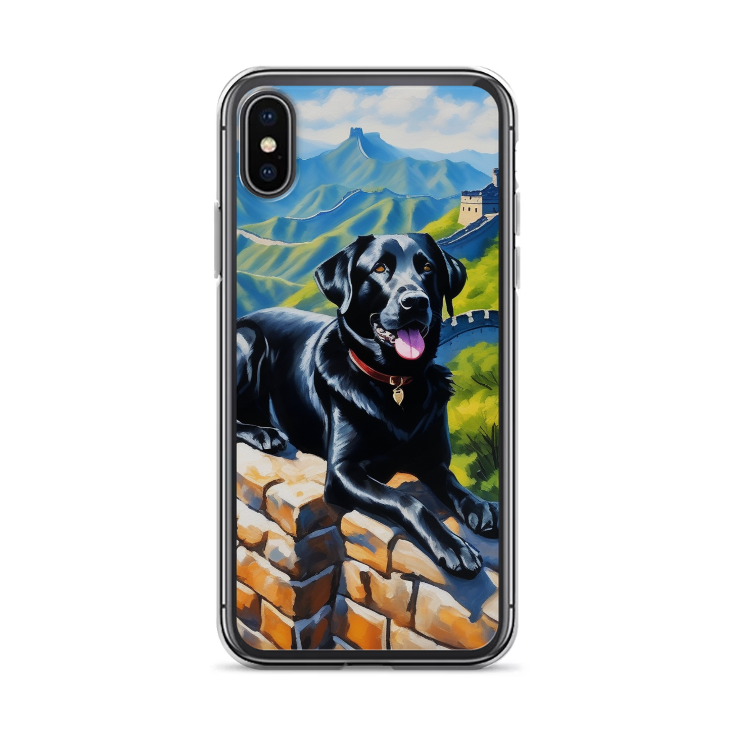 PugMug Custom Black Labrador Retriever iPhone Case