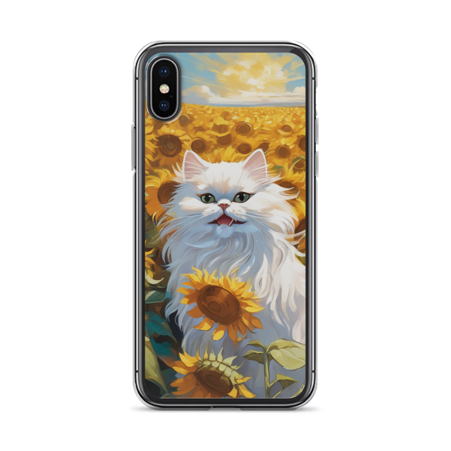 PugMug Custom White Persian Cat iPhone Case