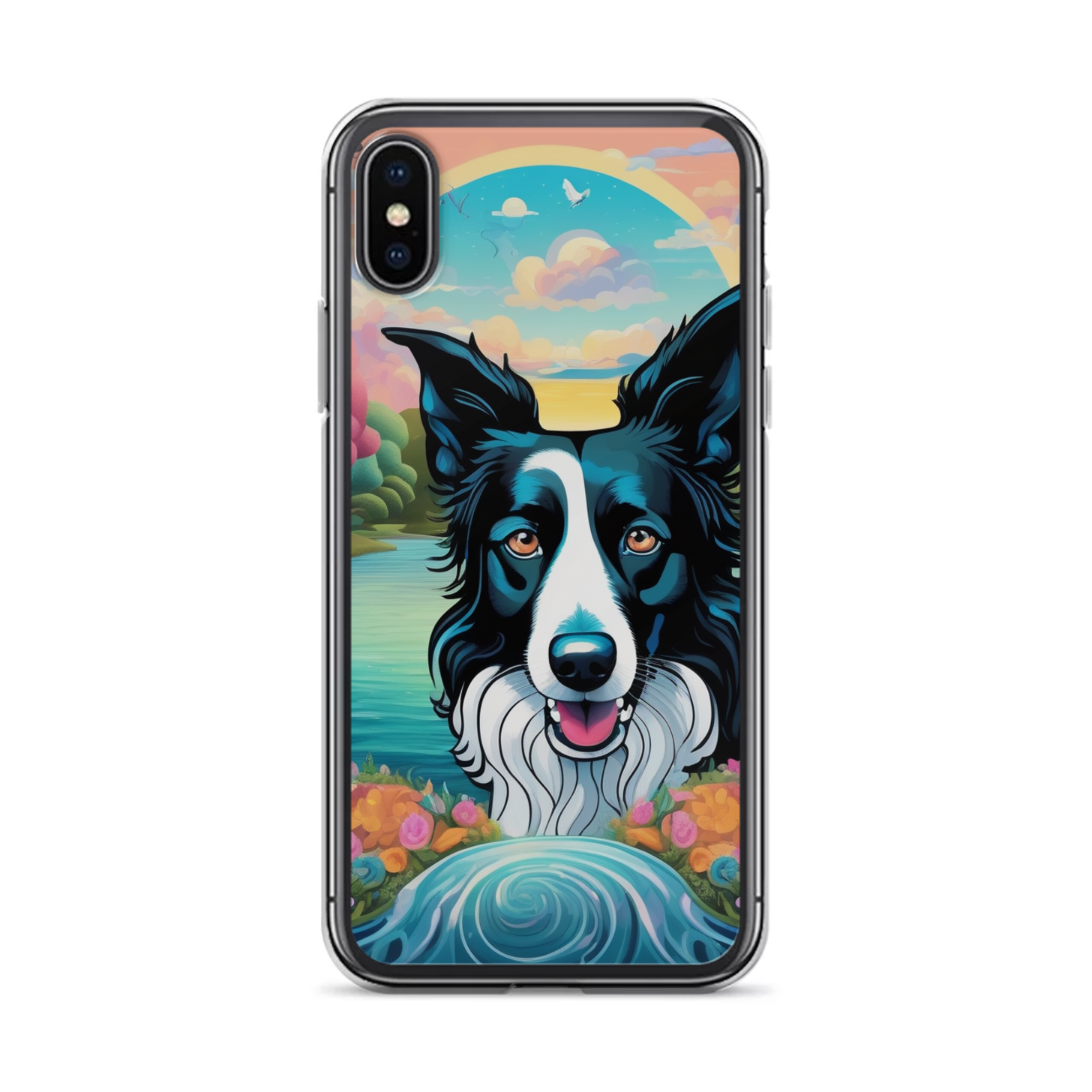 PugMug Custom Border Collie iPhone Case