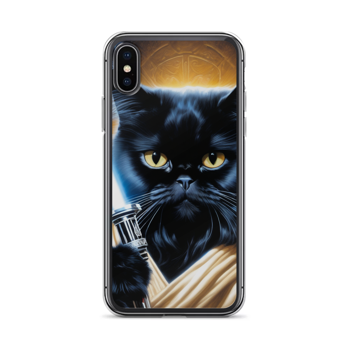 PugMug Custom Black Persian Cat iPhone Case