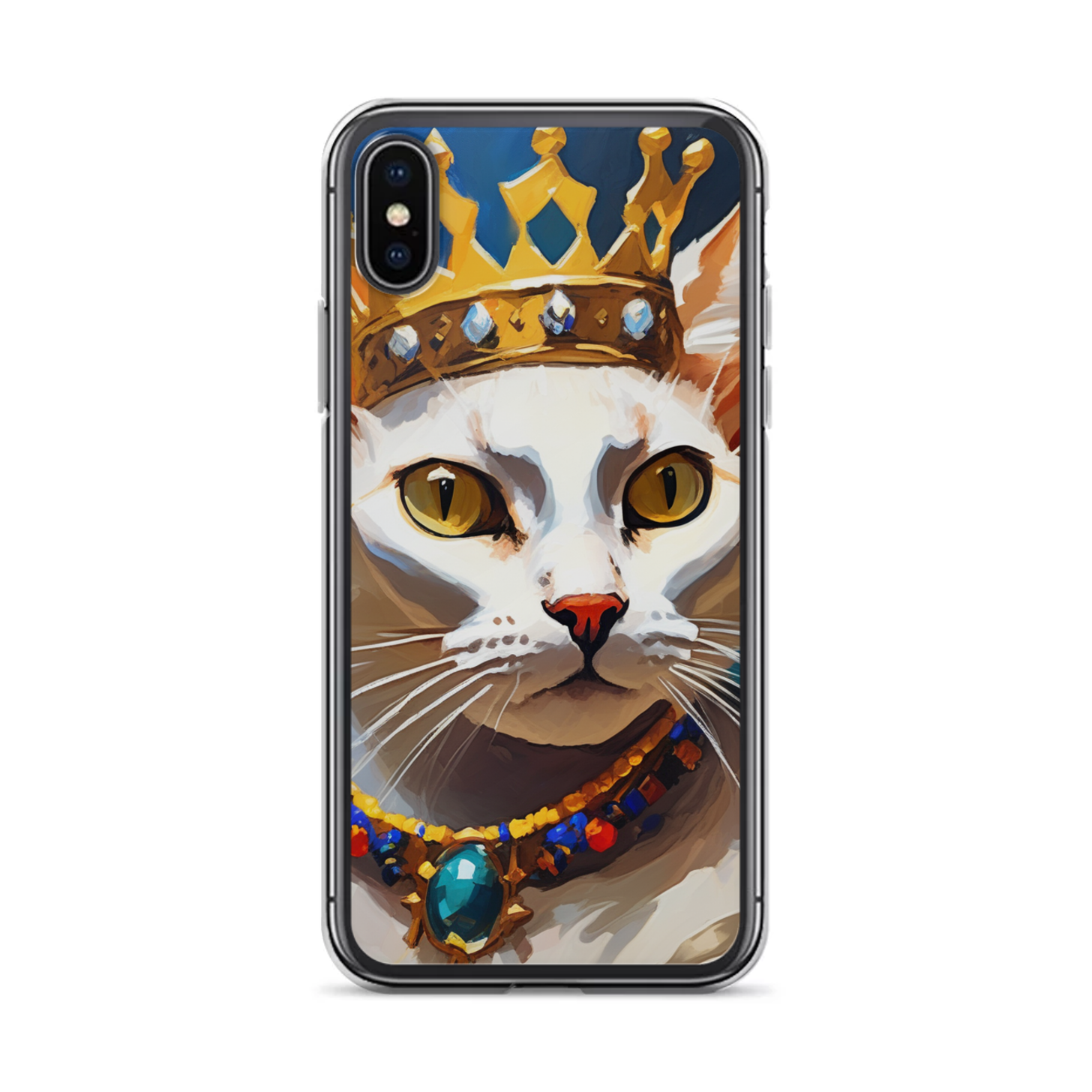 PugMug Custom White Abyssinian Cat iPhone Case
