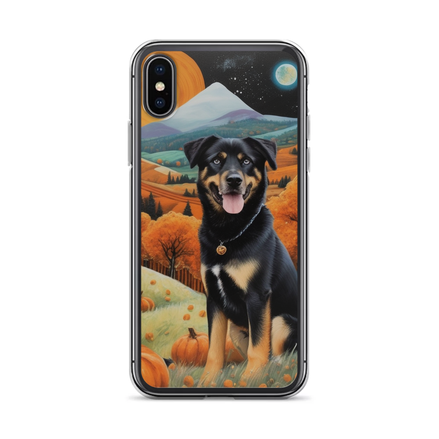PugMug Custom Blue iPhone Case