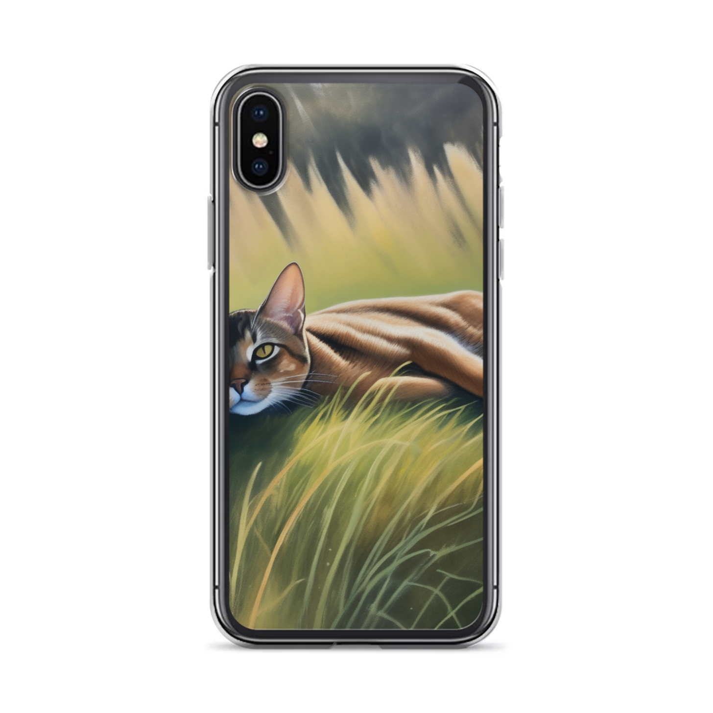 PugMug Custom Tabby Abyssinian Cat iPhone Case