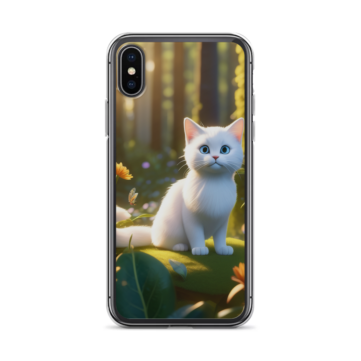PugMug Custom White Exotic Cat iPhone Case
