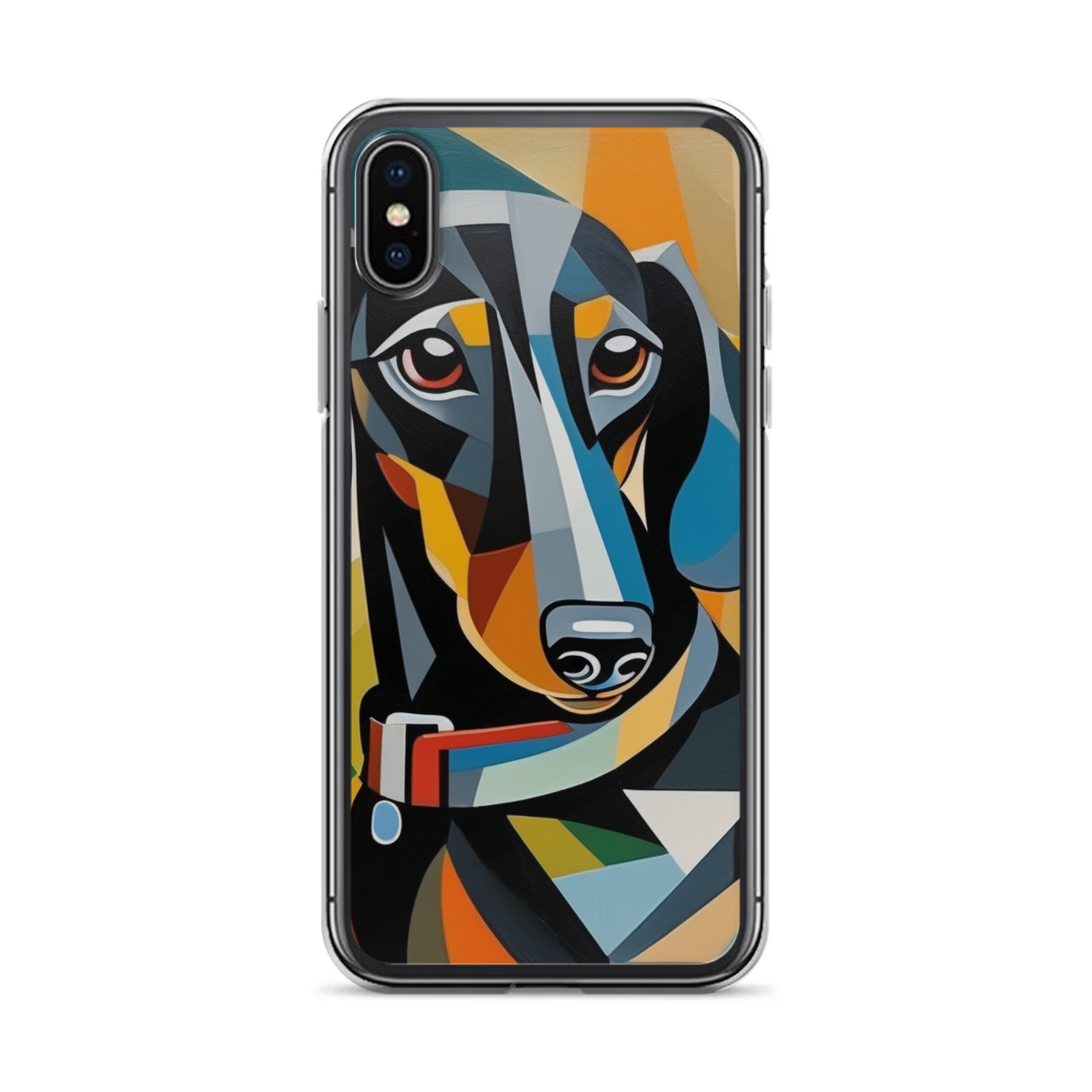 PugMug Custom Black Dachshund iPhone Case