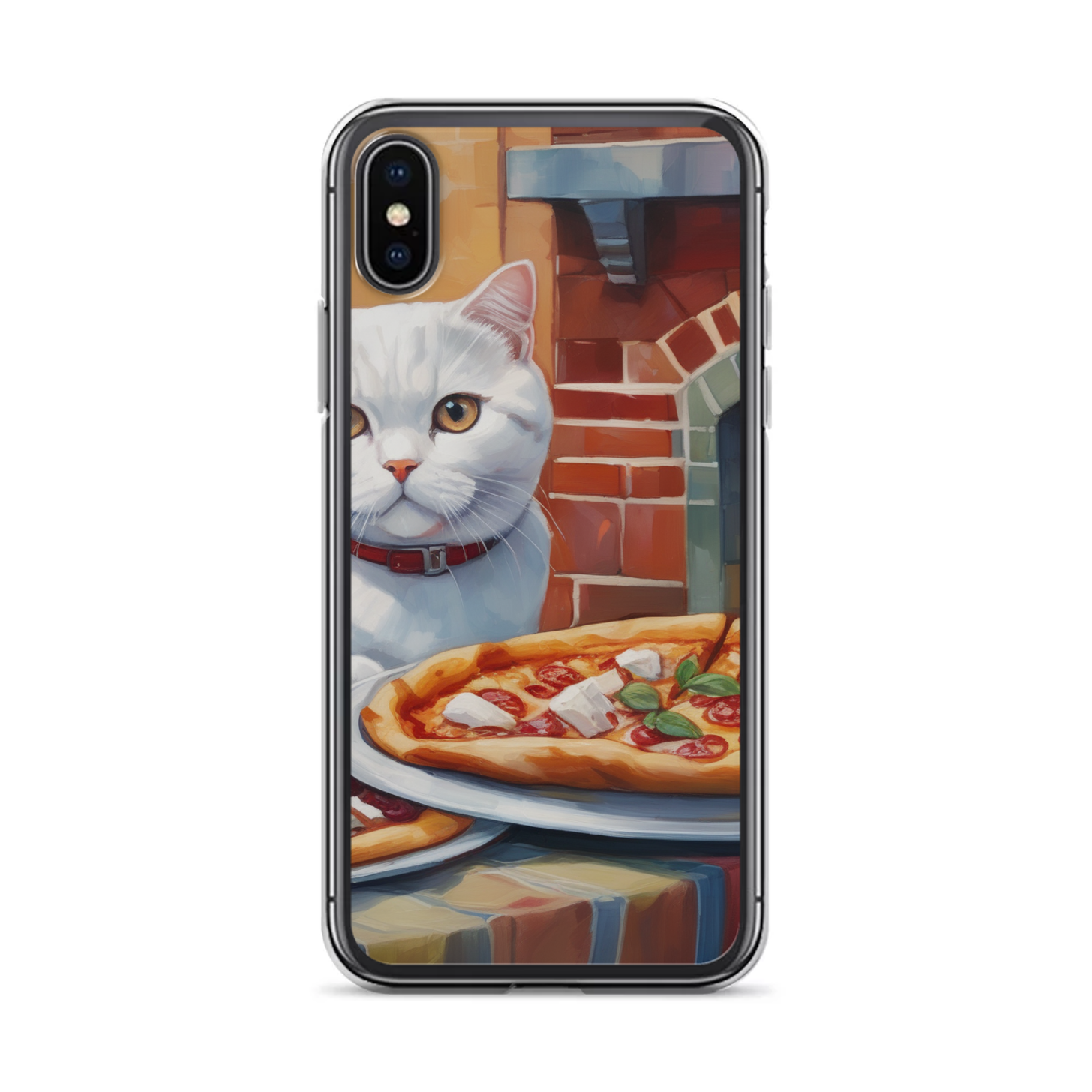 PugMug Custom White Scottish Fold Cat iPhone Case