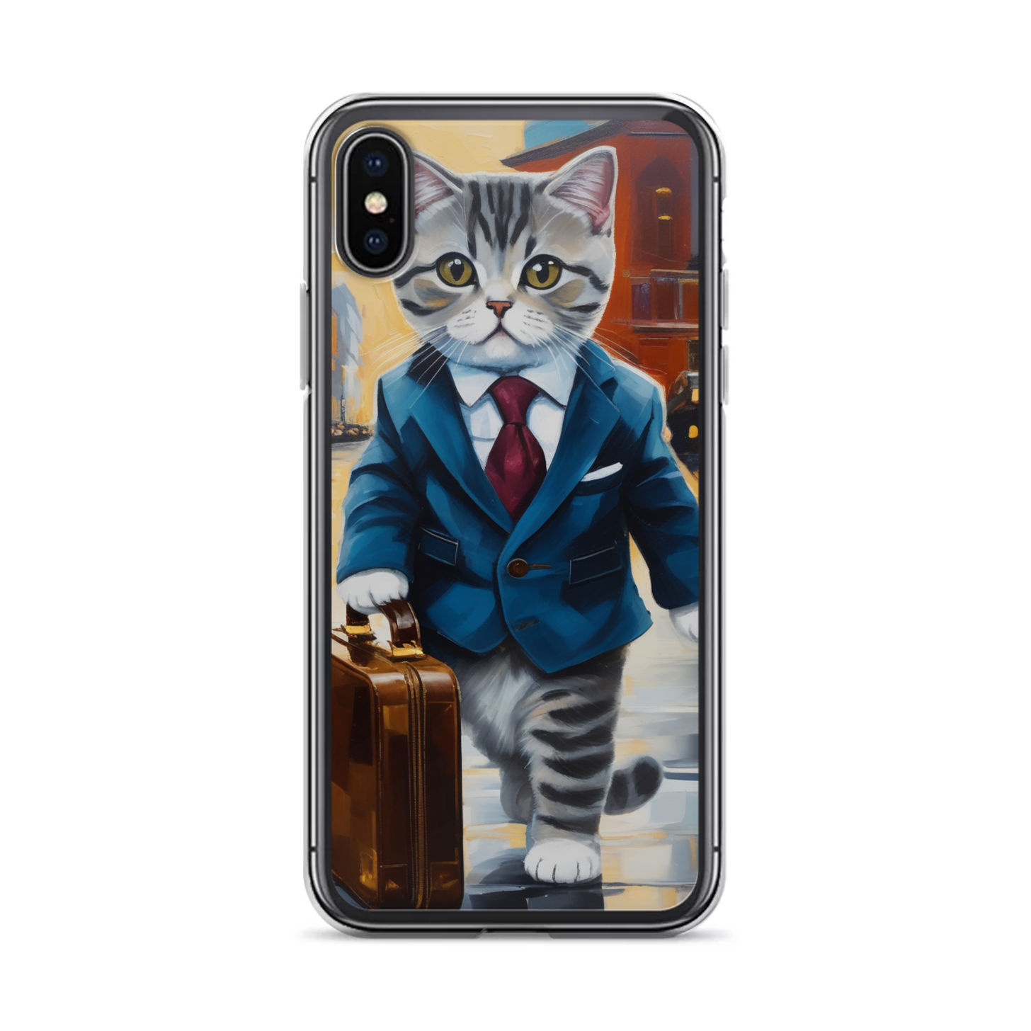 PugMug Custom Tabby British Shorthair Cat iPhone Case