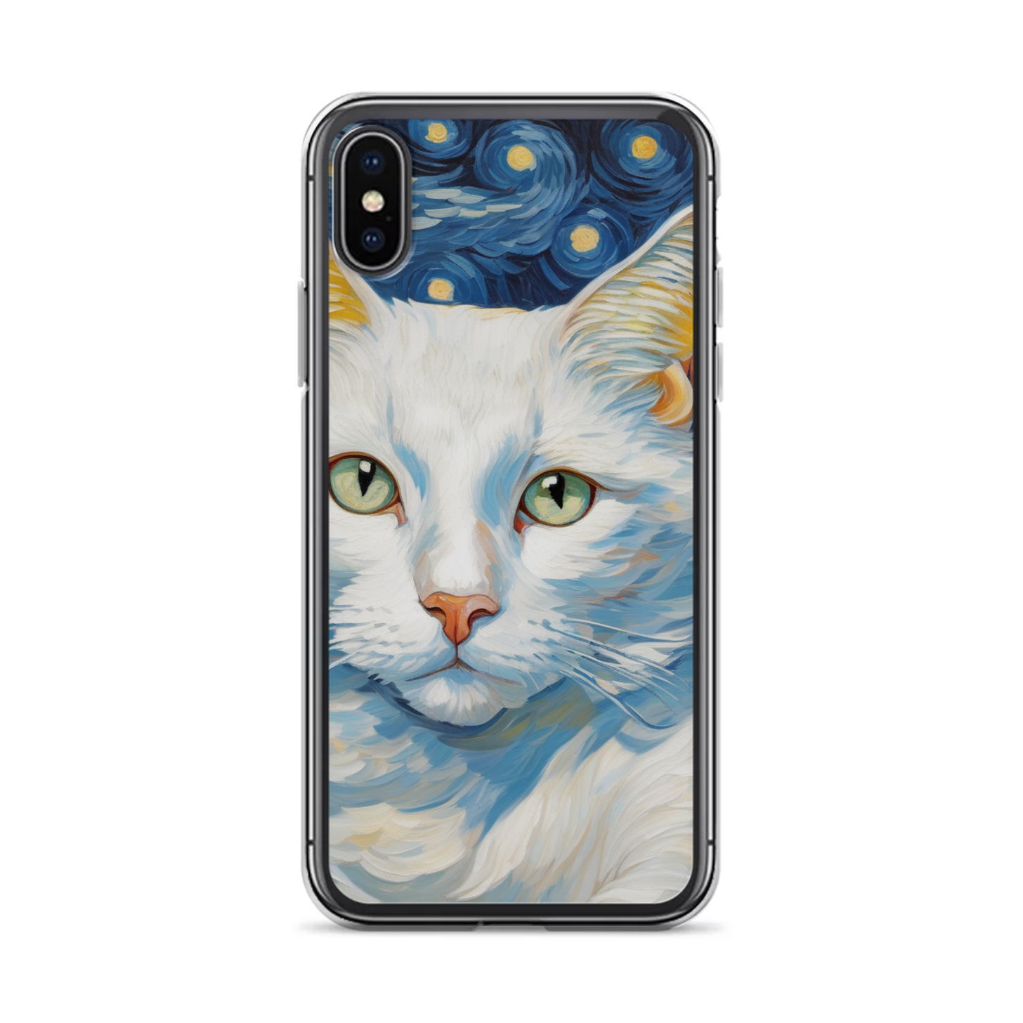 PugMug Custom White Companion Cat iPhone Case