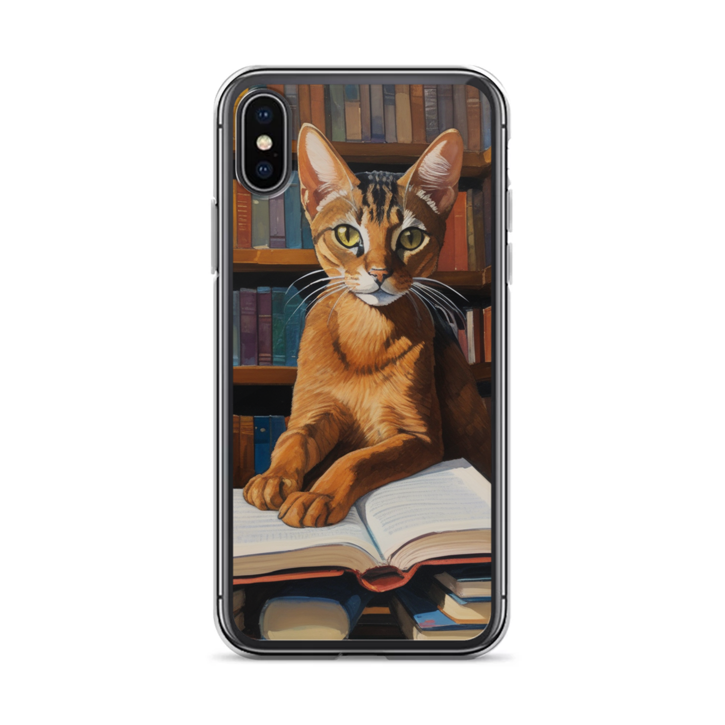 PugMug Custom Tabby Abyssinian Cat iPhone Case