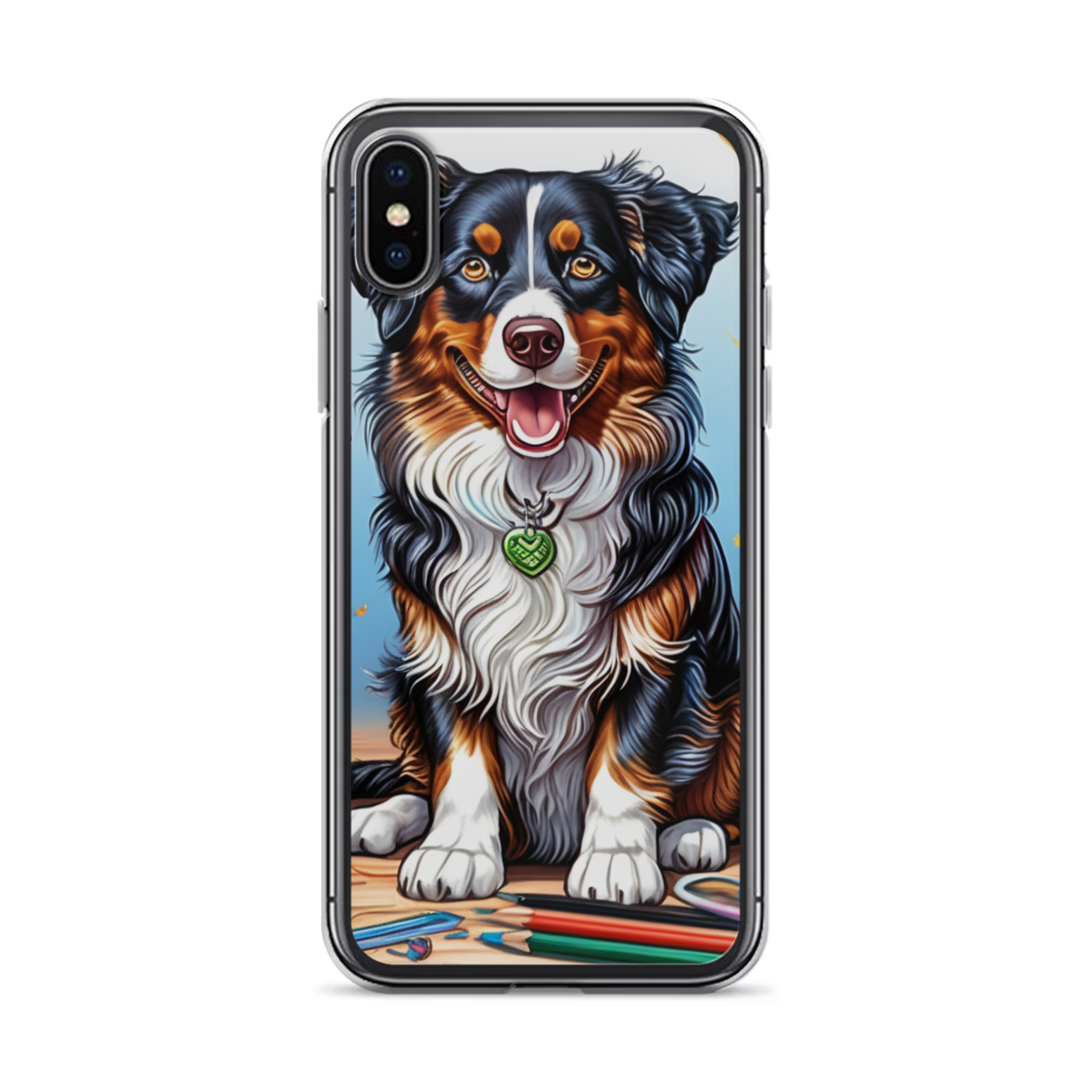 PugMug Custom Miniature American Shepherd iPhone Case
