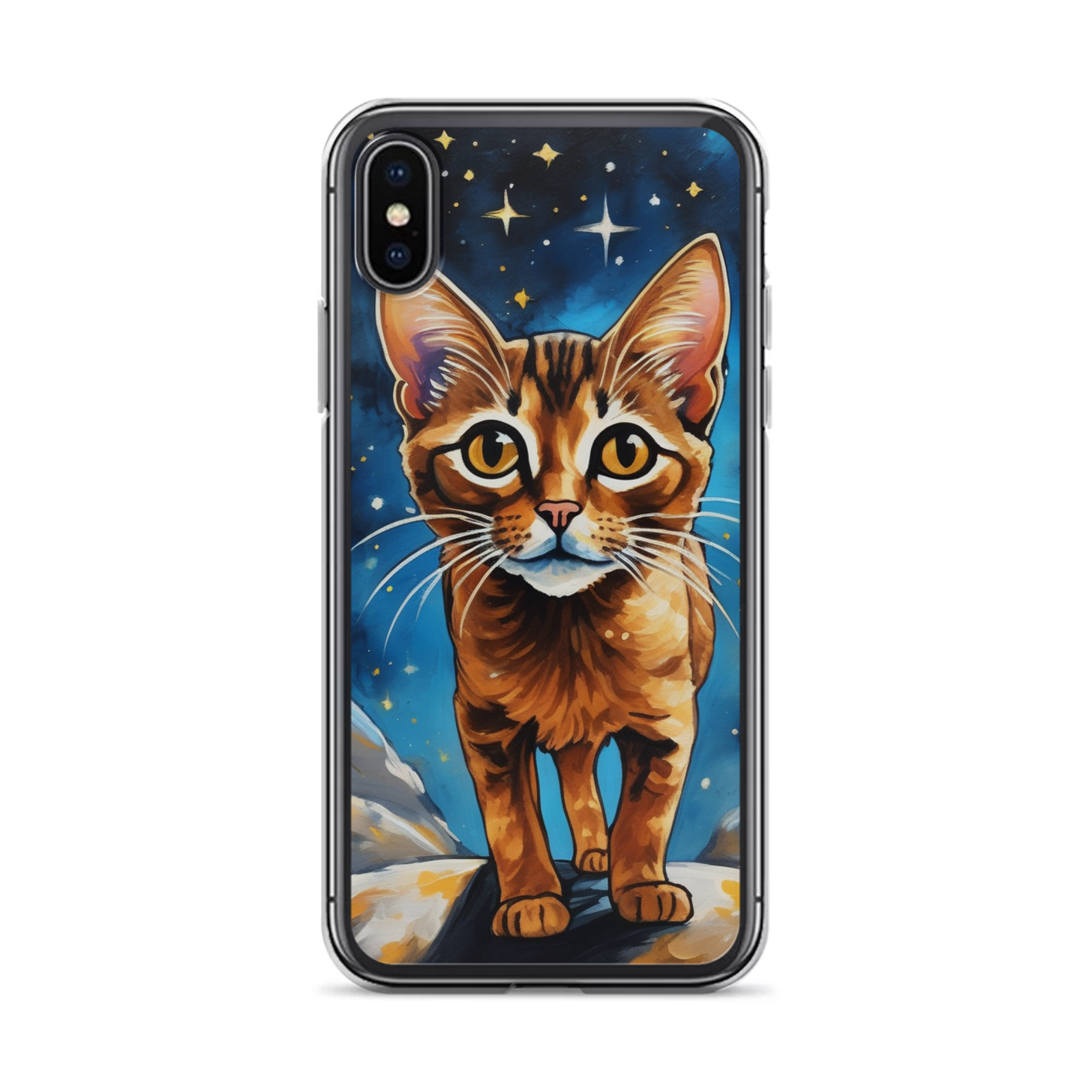 PugMug Custom Tabby Abyssinian Cat iPhone Case