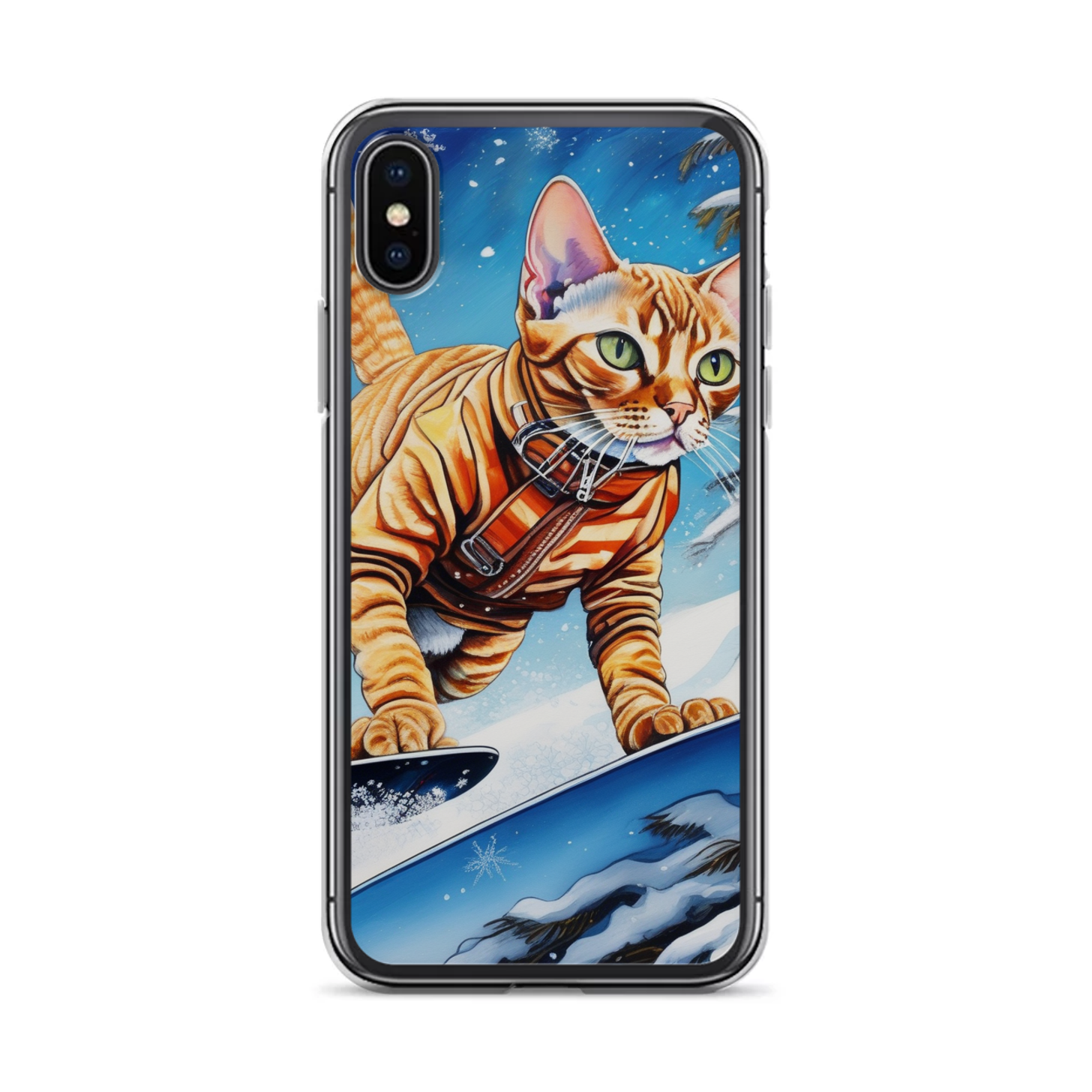 PugMug Custom Tabby Devon Rex Cat iPhone Case