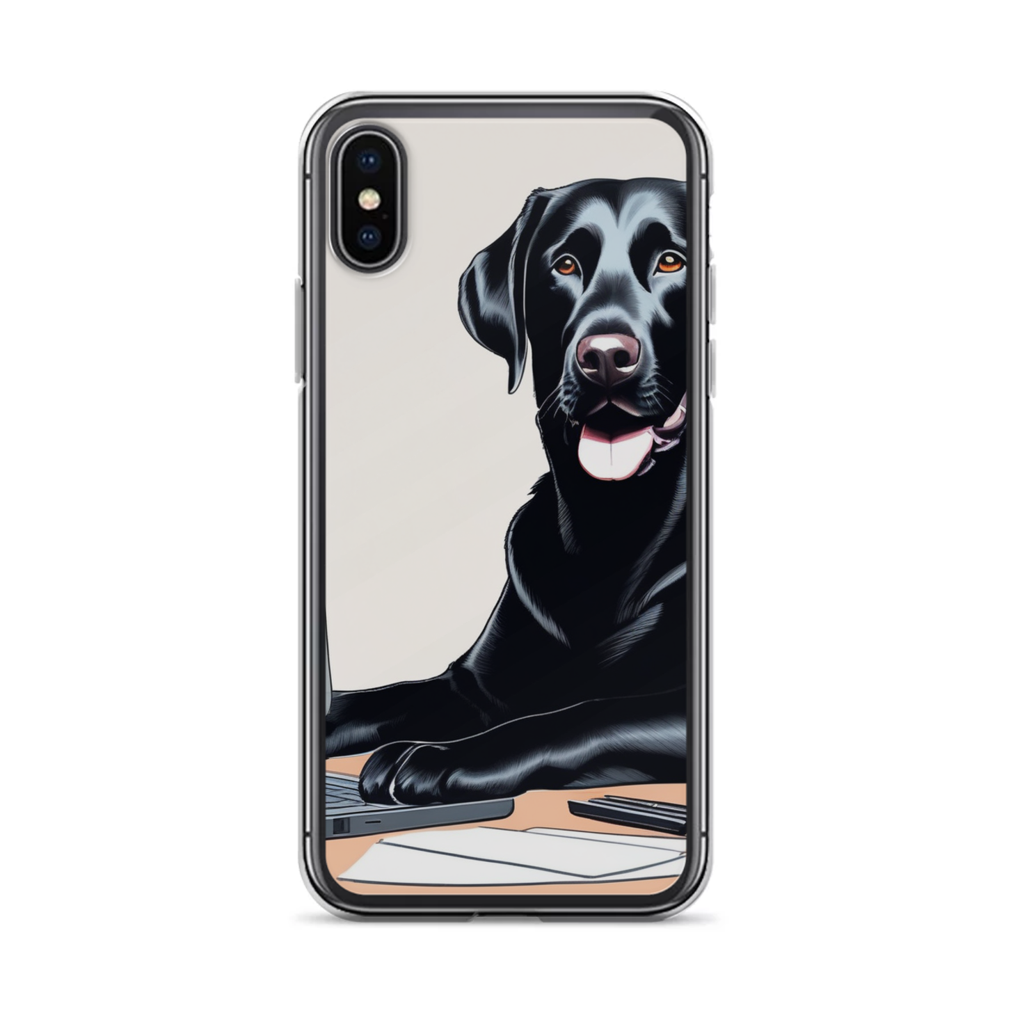 PugMug Custom Black Labrador Retriever iPhone Case