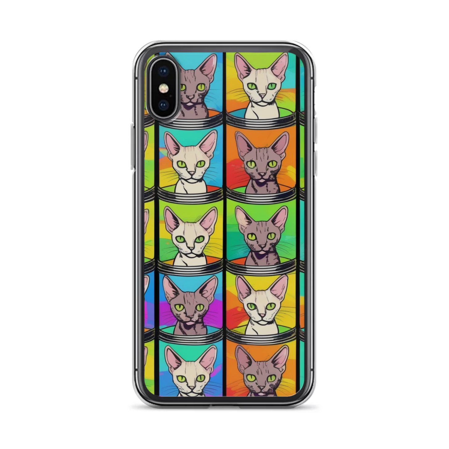 PugMug Custom Tabby Devon Rex Cat iPhone Case