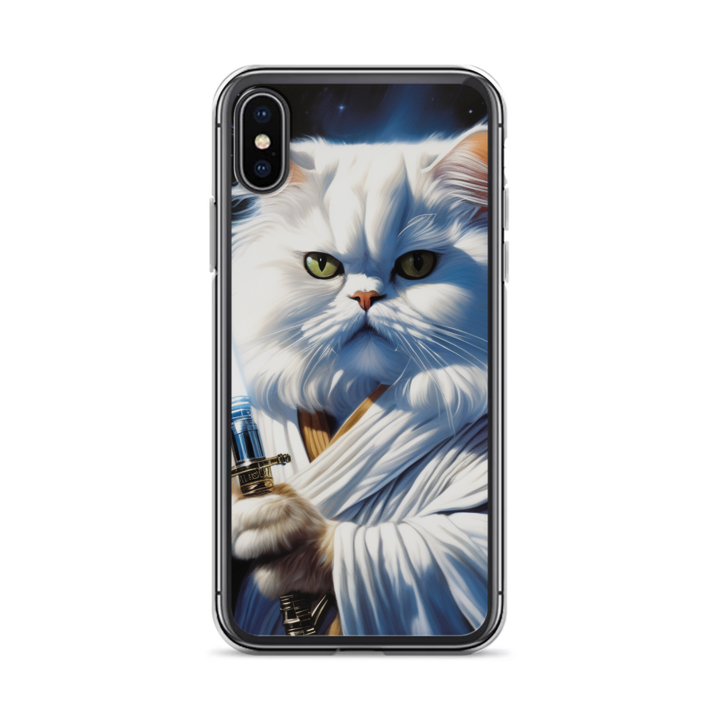 PugMug Custom White Persian Cat iPhone Case