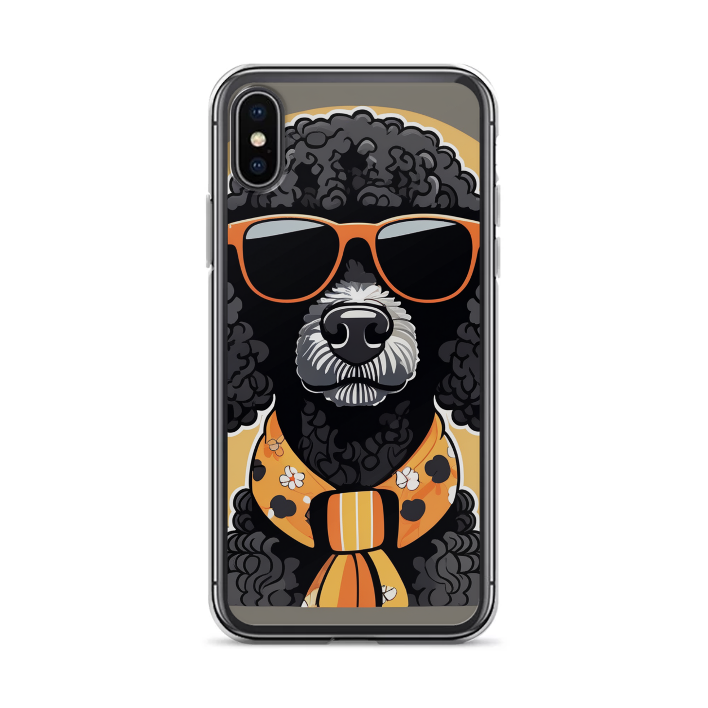 PugMug Custom Black Poodle iPhone Case