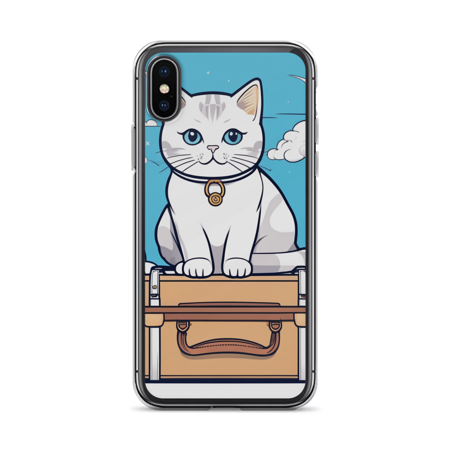 PugMug Custom White British Shorthair Cat iPhone Case