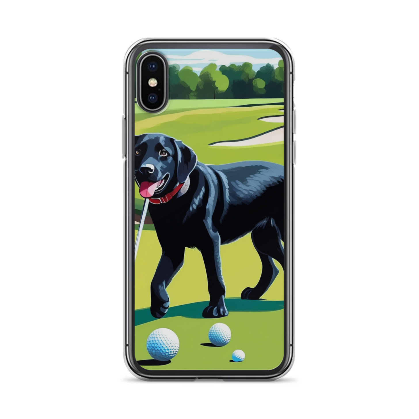 PugMug Custom Black Labrador Retriever iPhone Case