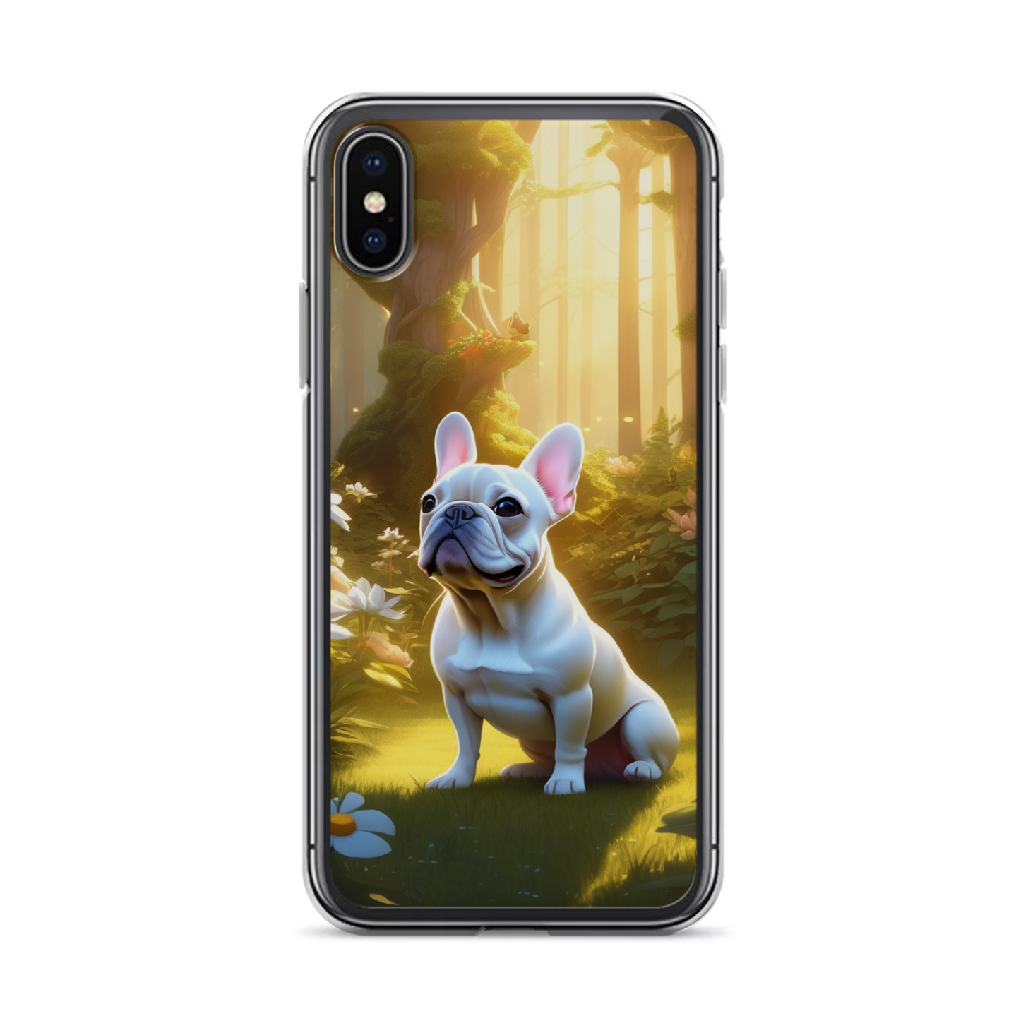 PugMug Custom White French Bulldog iPhone Case