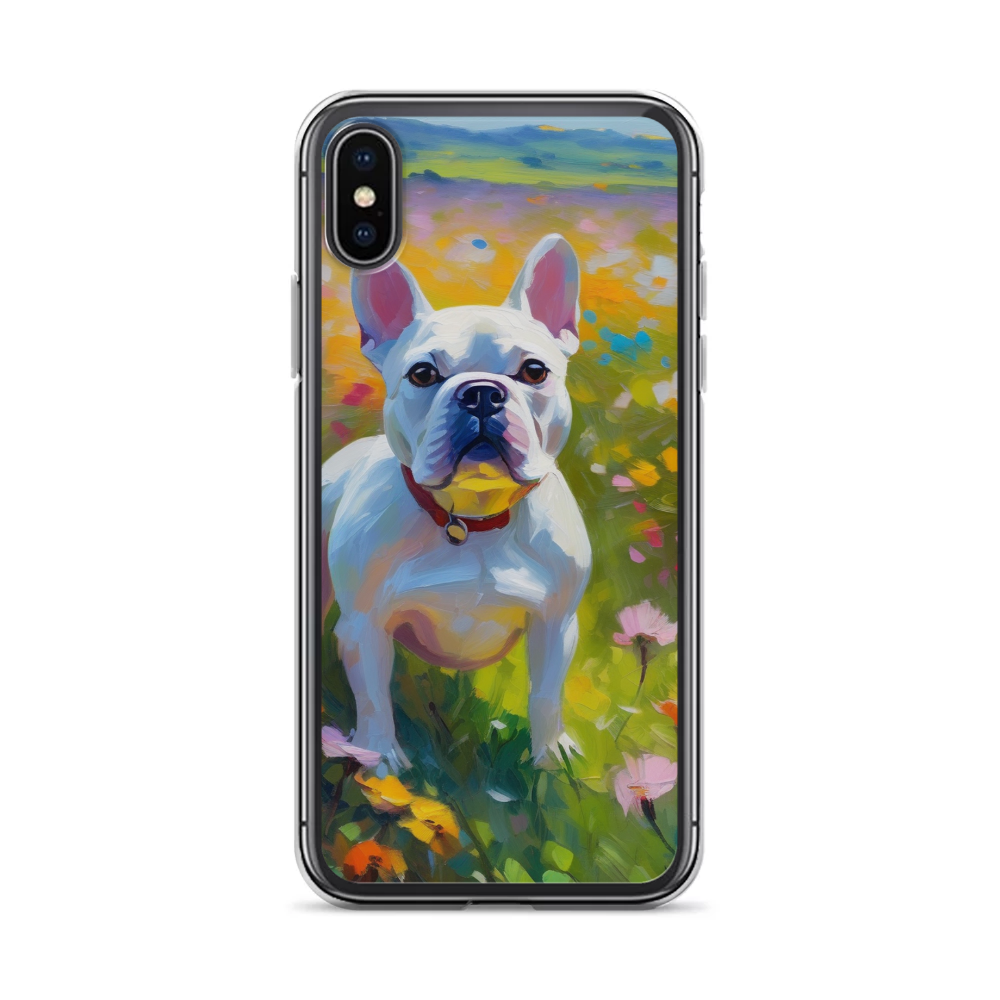 PugMug Custom White French Bulldog iPhone Case