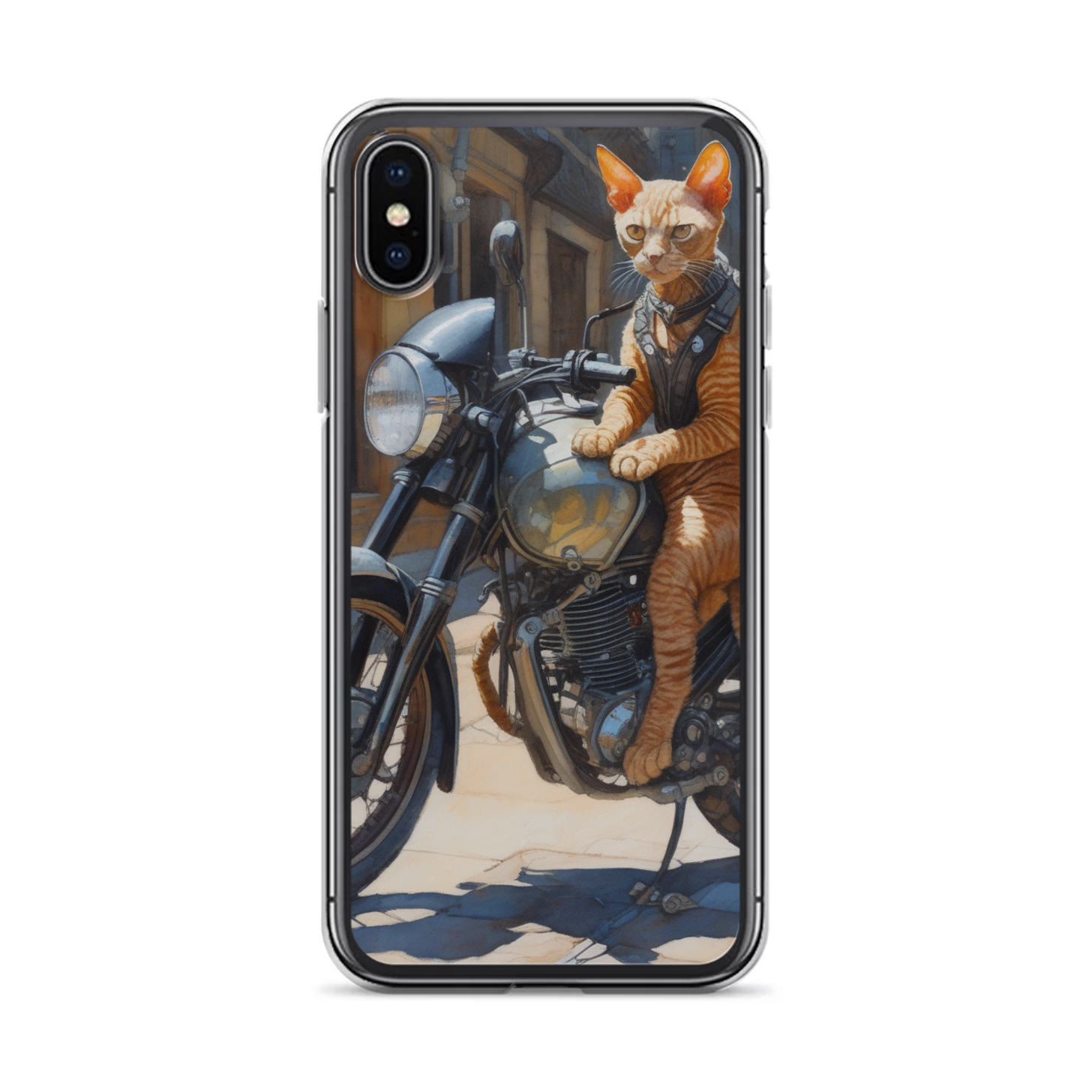 PugMug Custom Tabby Devon Rex Cat iPhone Case