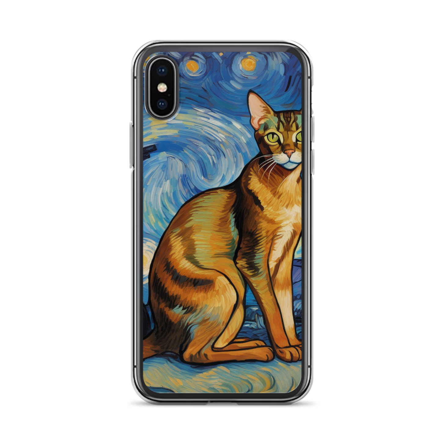 PugMug Custom Tabby Abyssinian Cat iPhone Case