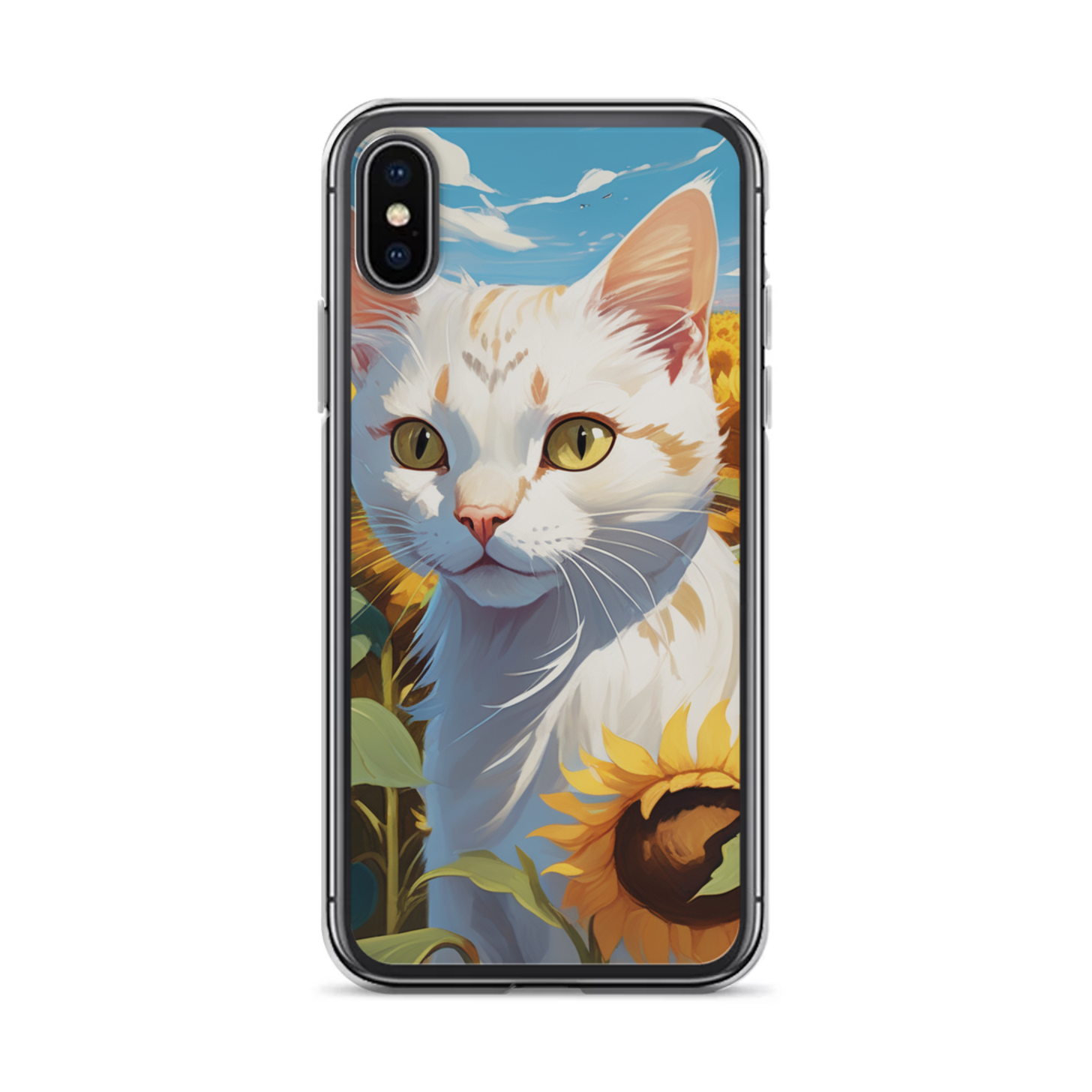 PugMug Custom White Exotic Cat iPhone Case