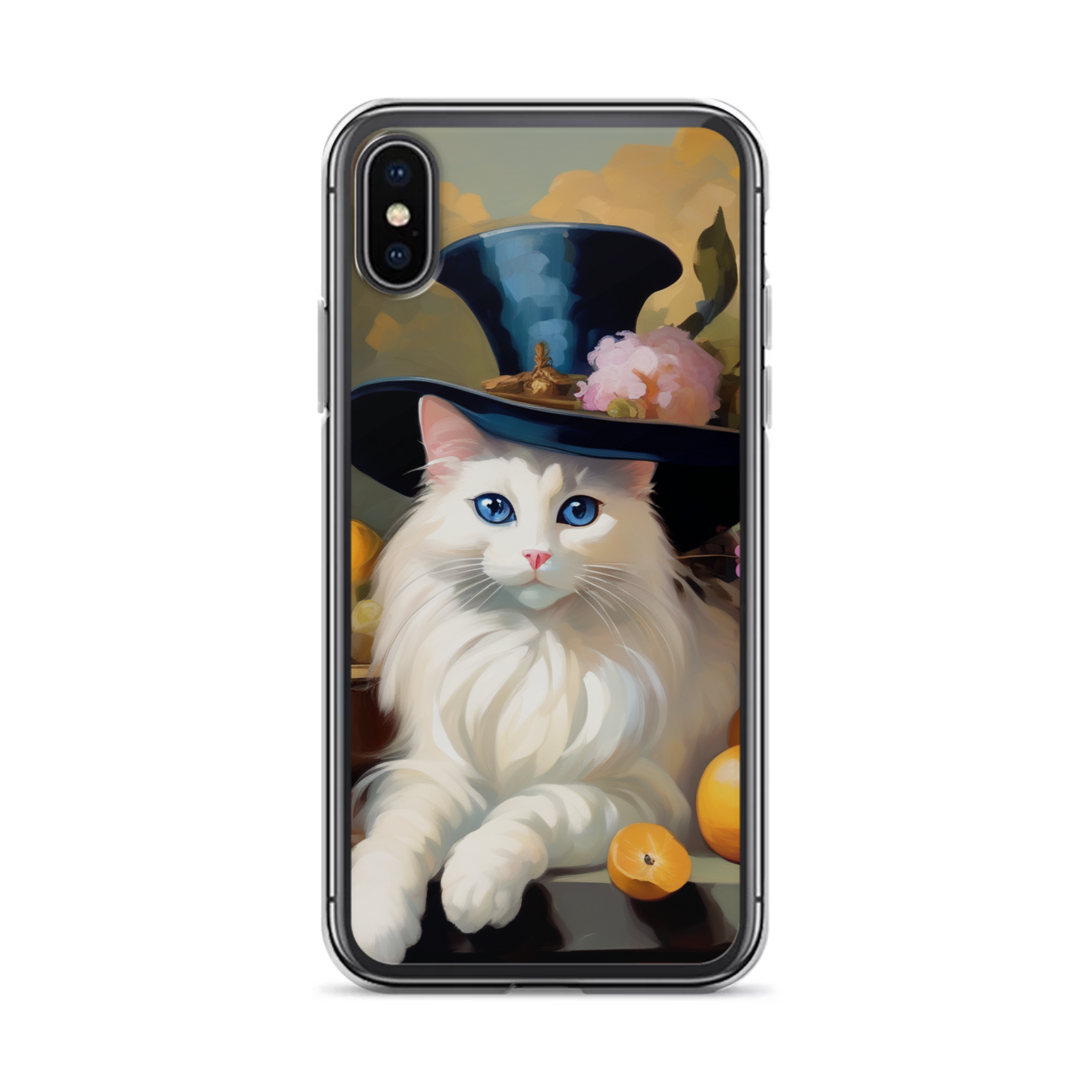 PugMug Custom White Ragdoll Cat iPhone Case