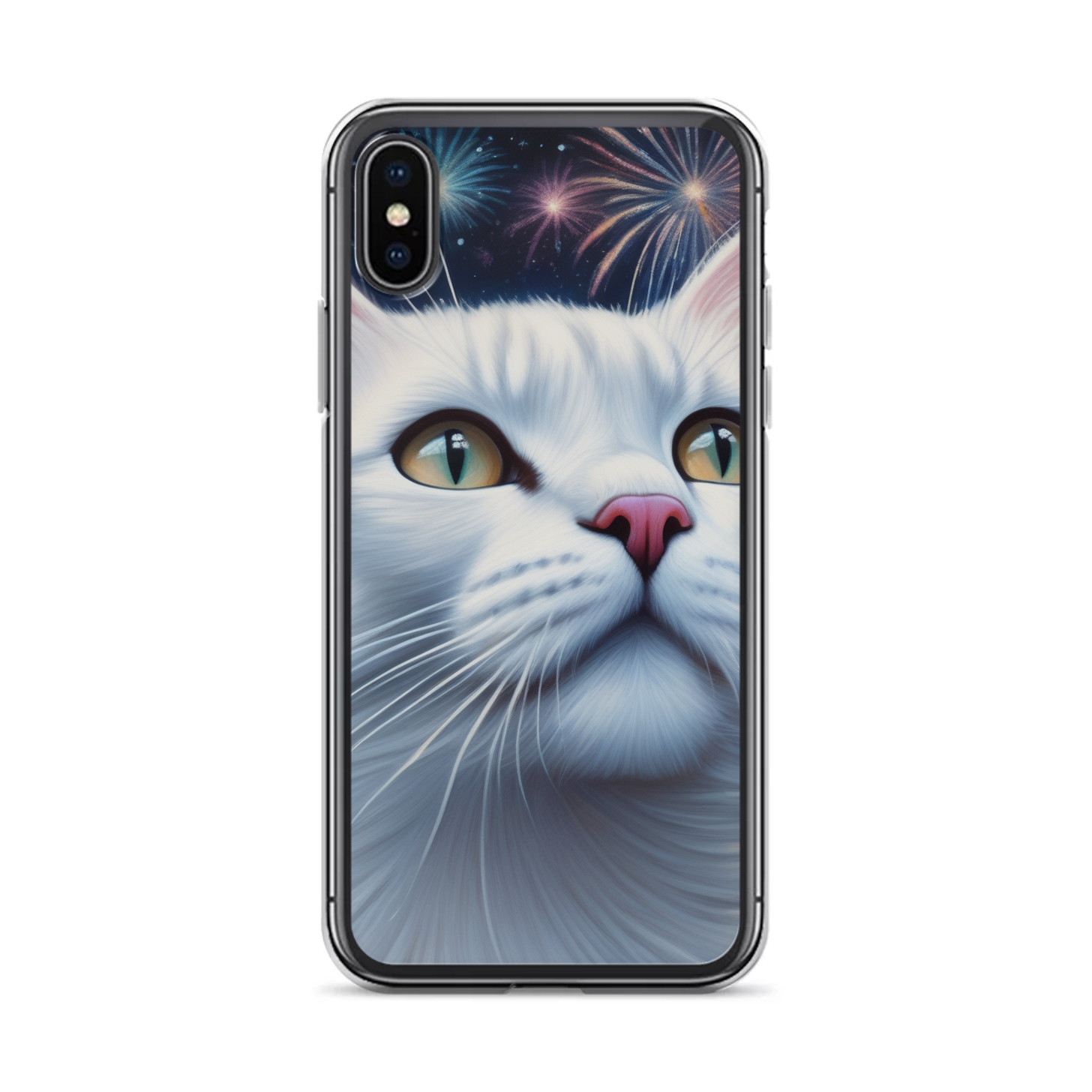 PugMug Custom White Exotic Cat iPhone Case