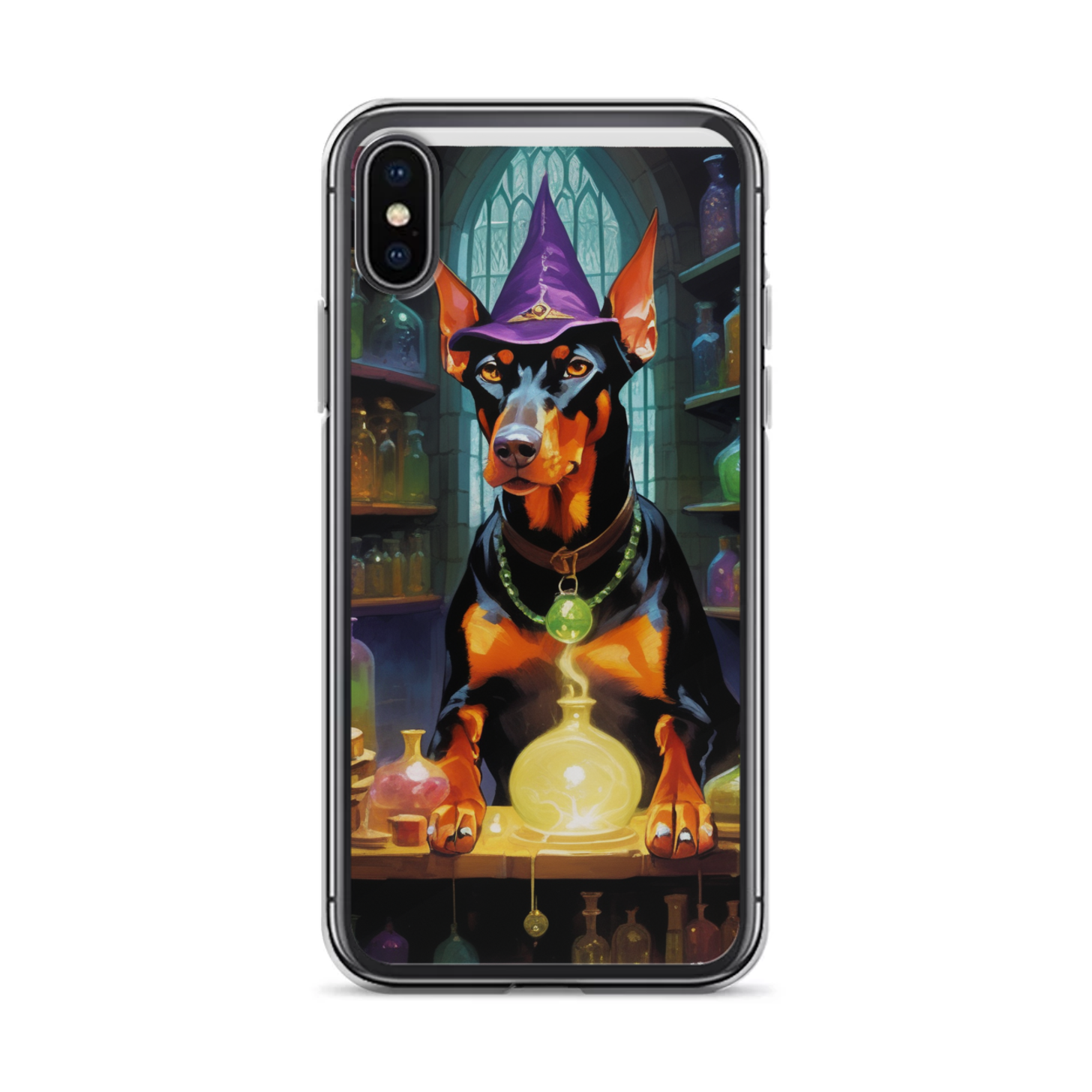 PugMug Custom Doberman Pinscher iPhone Case