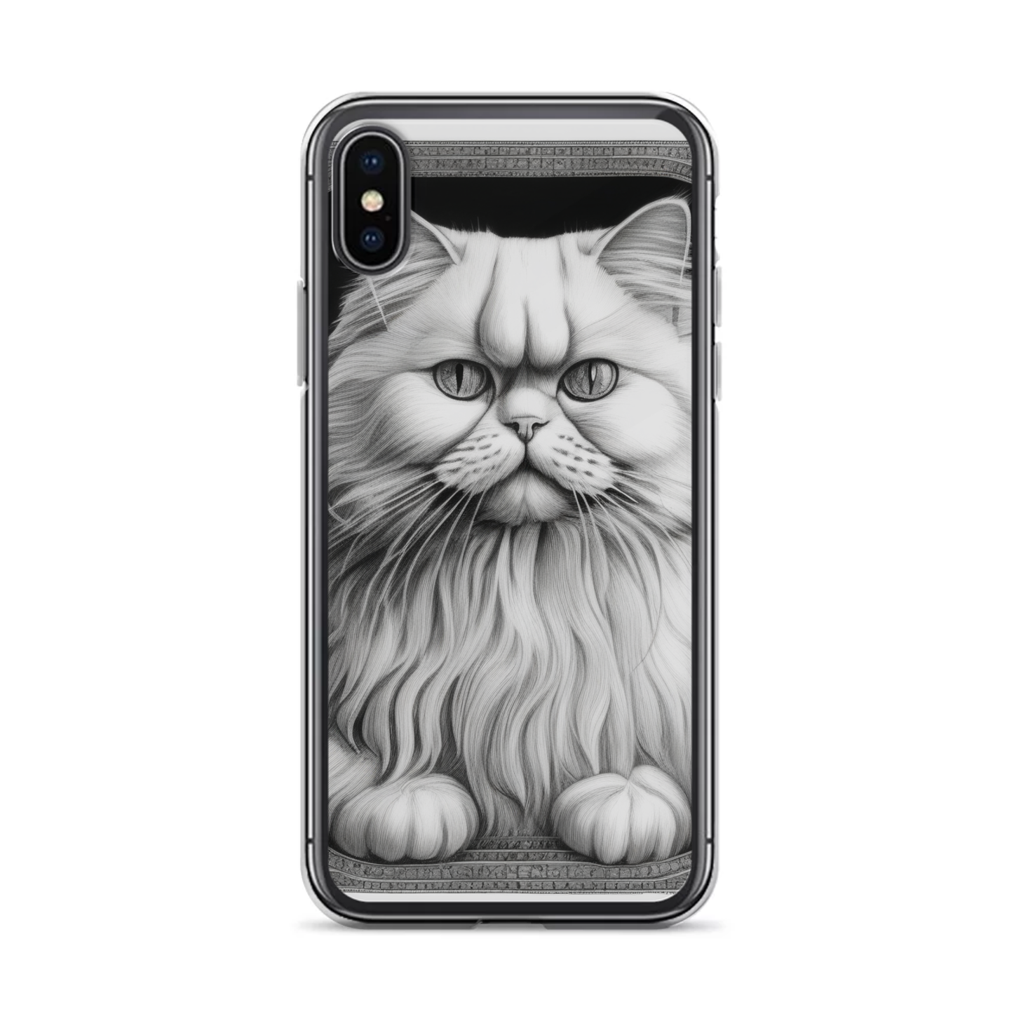 PugMug Custom White Persian Cat iPhone Case