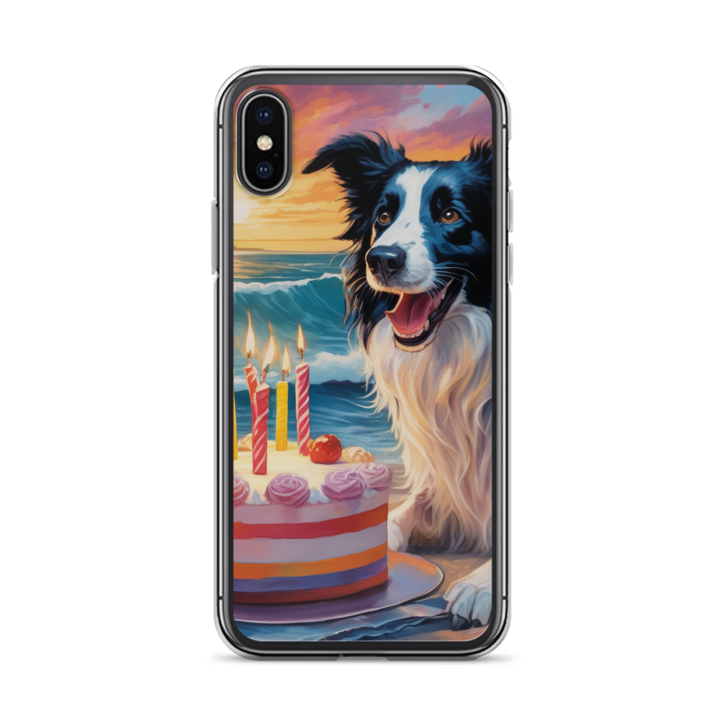 PugMug Custom Border Collie iPhone Case