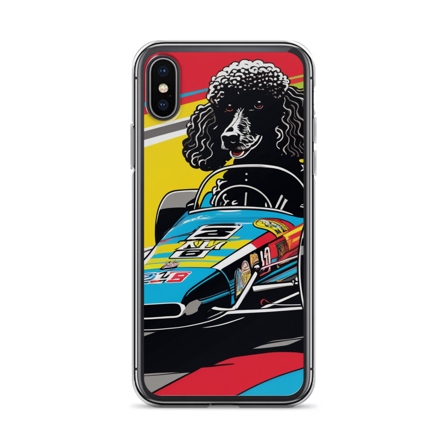 PugMug Custom Black Poodle iPhone Case