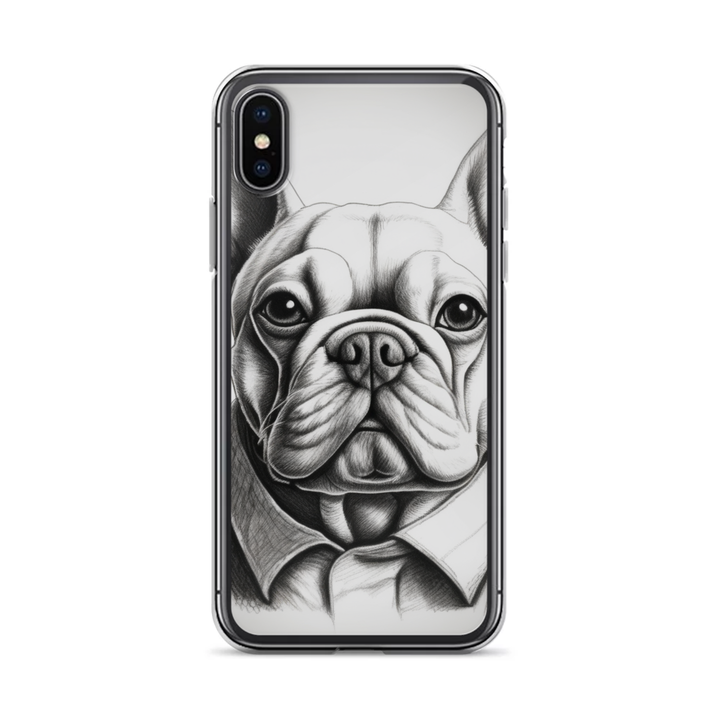 PugMug Custom White French Bulldog iPhone Case