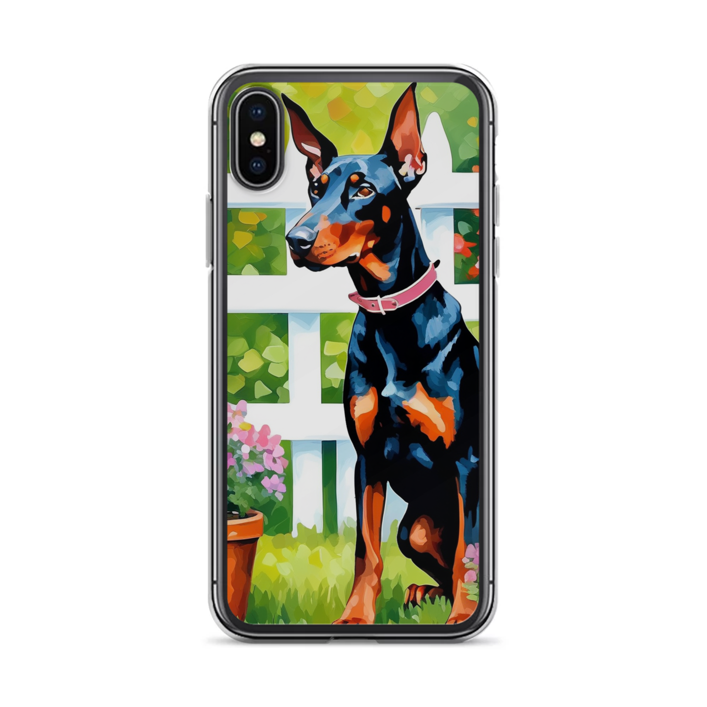 PugMug Custom Doberman Pinscher iPhone Case