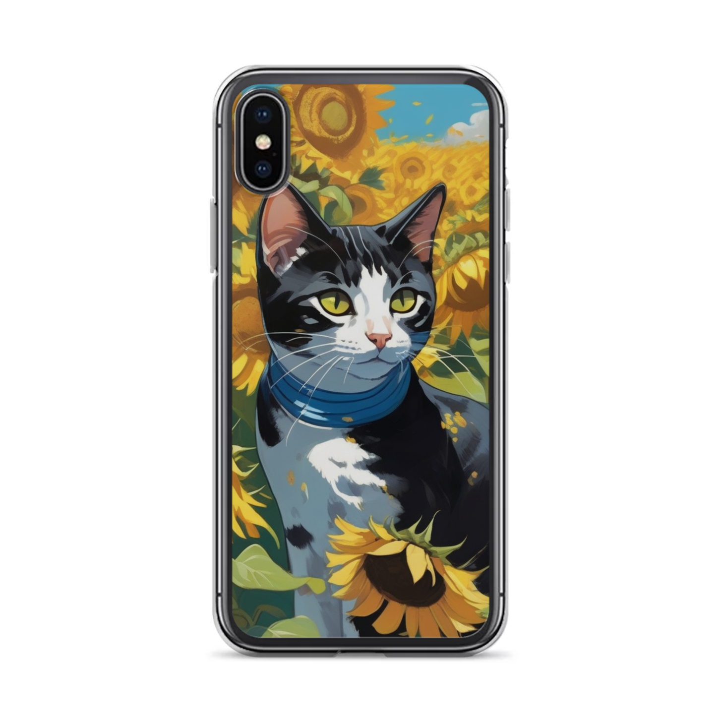 PugMug Custom Black American Shorthair Cat iPhone Case