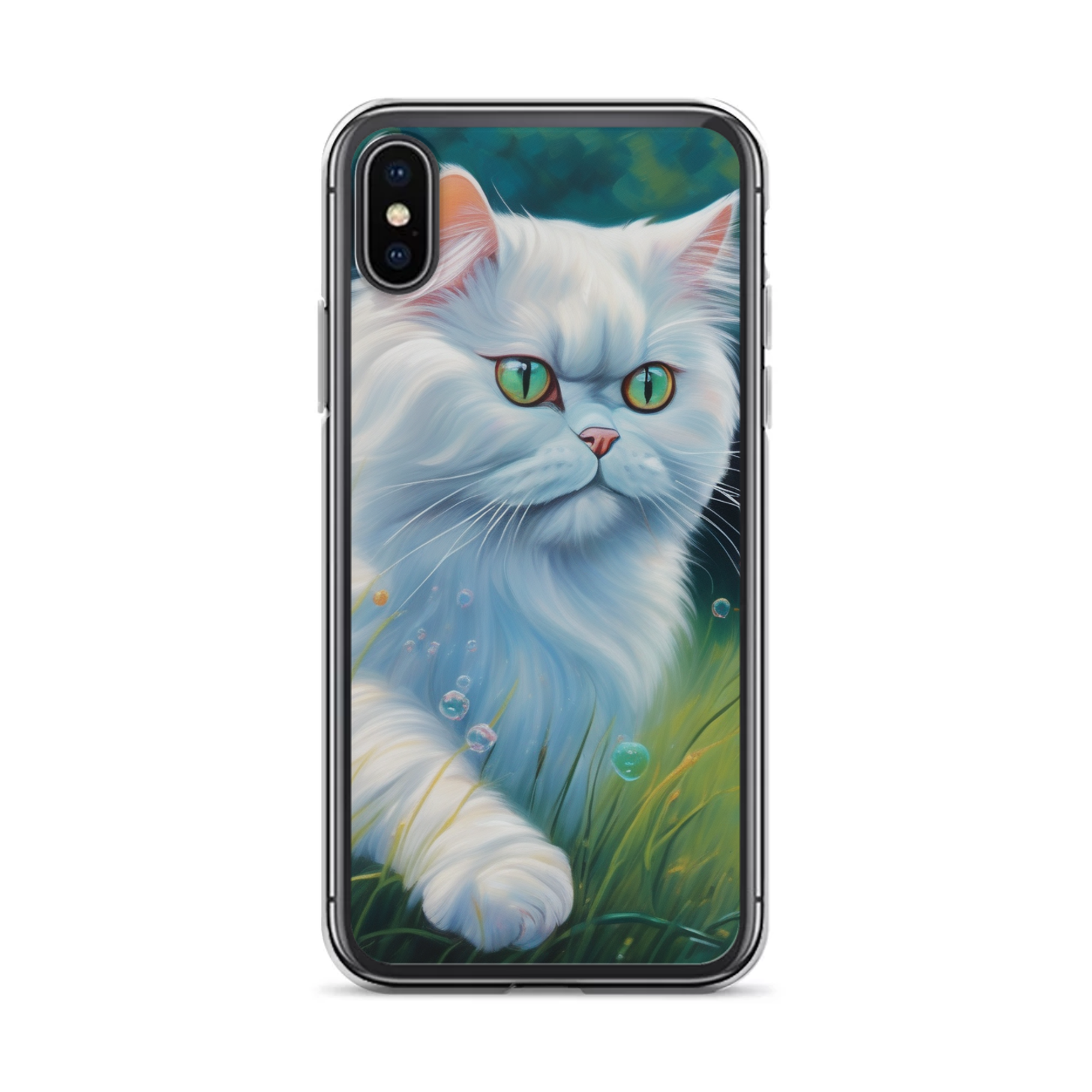 PugMug Custom White Persian Cat iPhone Case