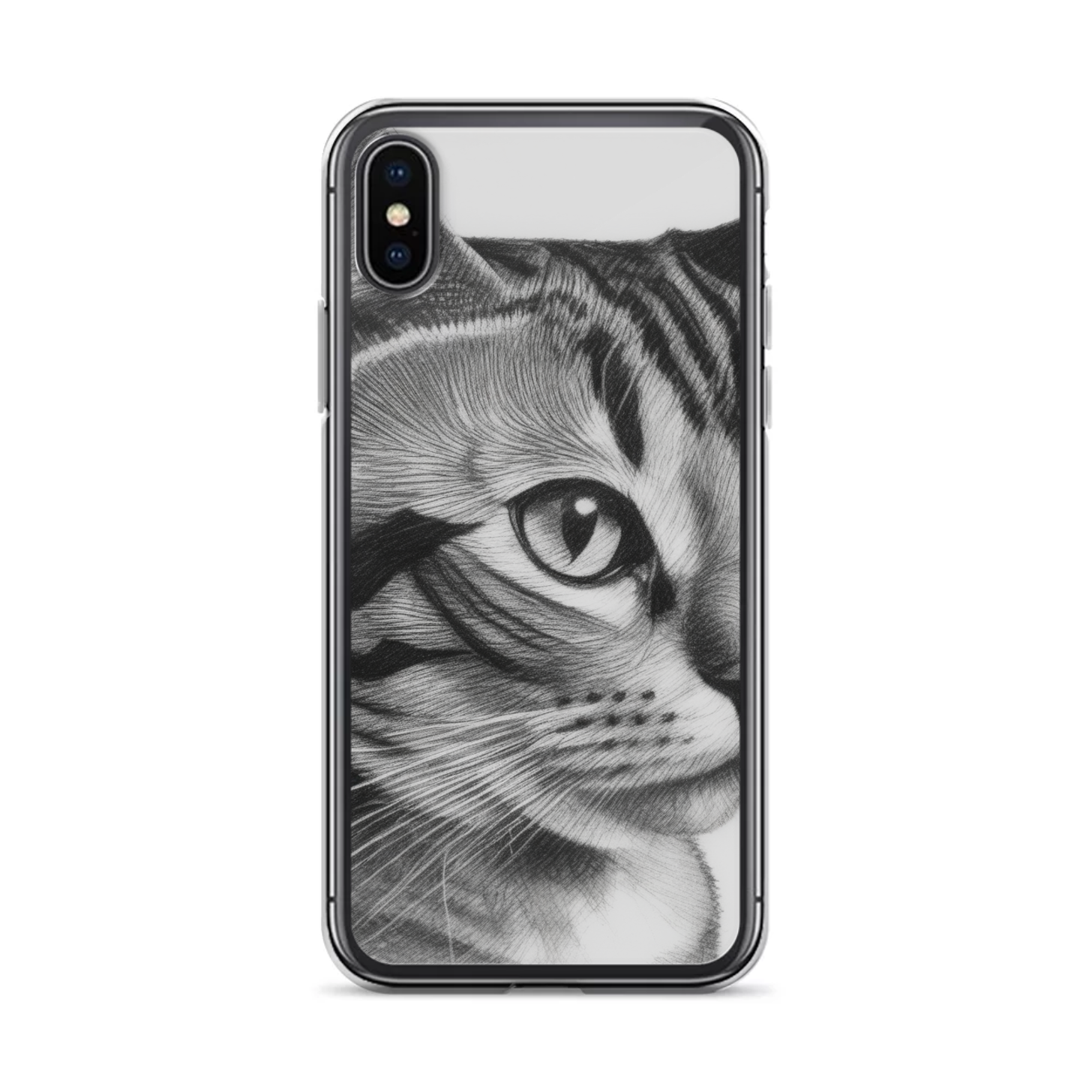 PugMug Custom Black American Shorthair Cat iPhone Case