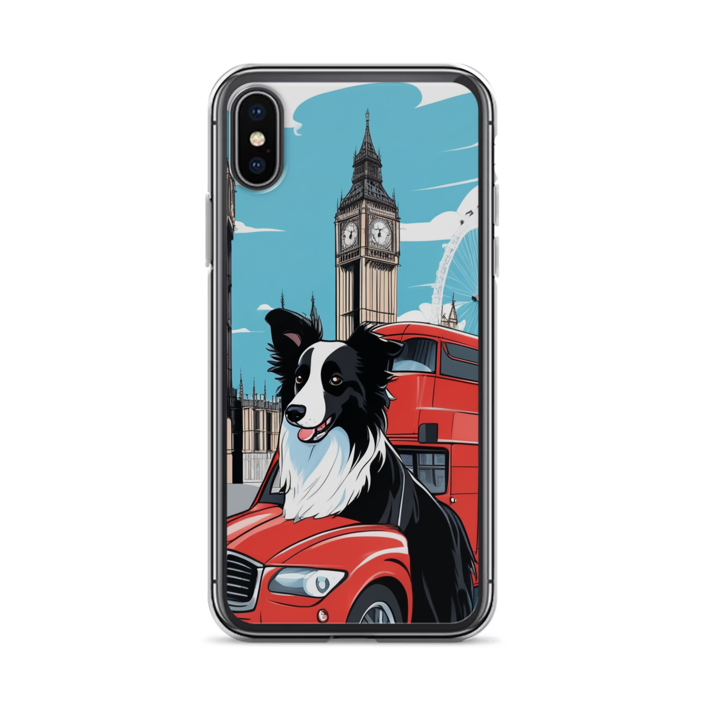 PugMug Custom Border Collie iPhone Case